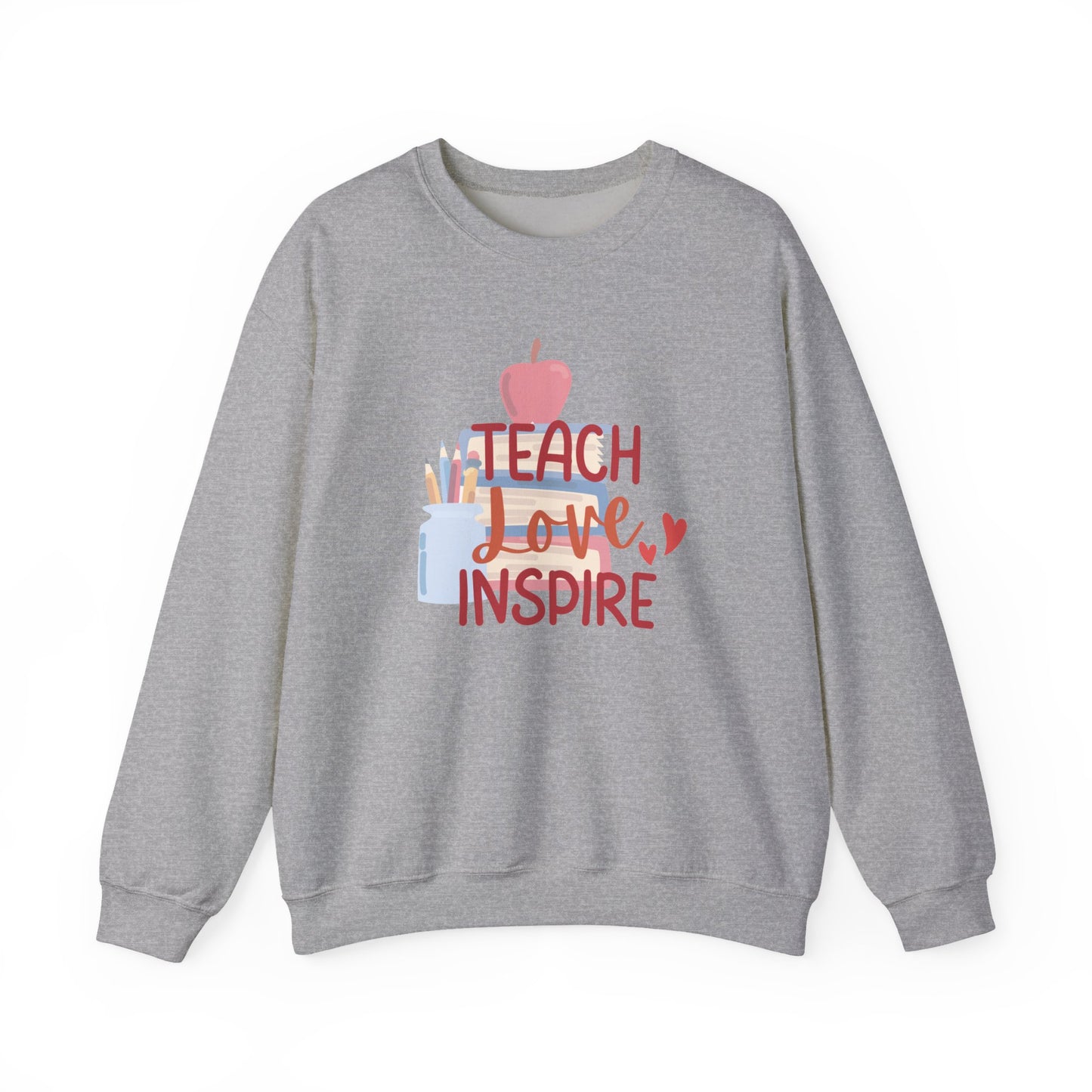 Teach, Love Inspire Unisex Heavy Blend™ Crewneck Sweatshirt