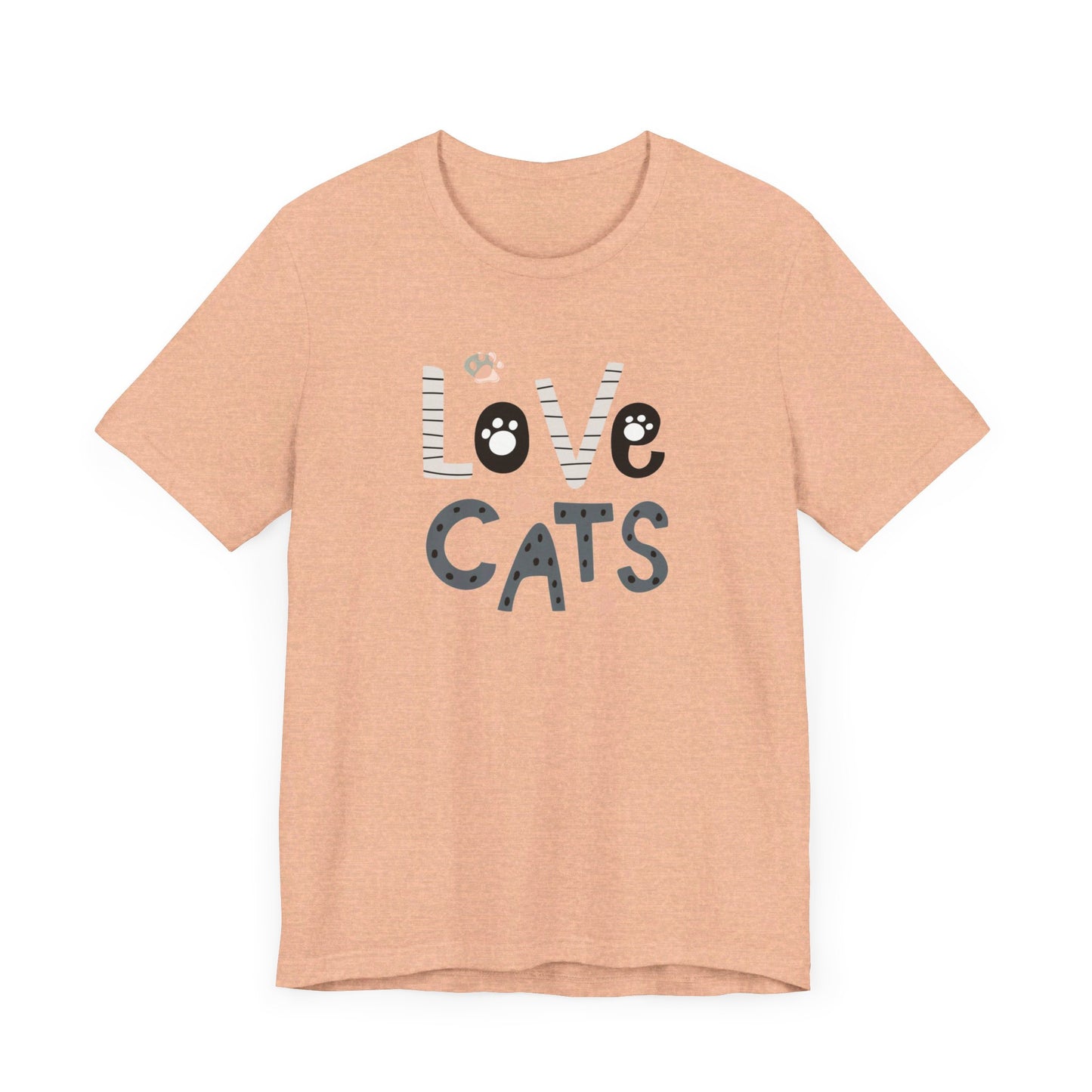 Love Cats Unisex Jersey Short Sleeve Tee