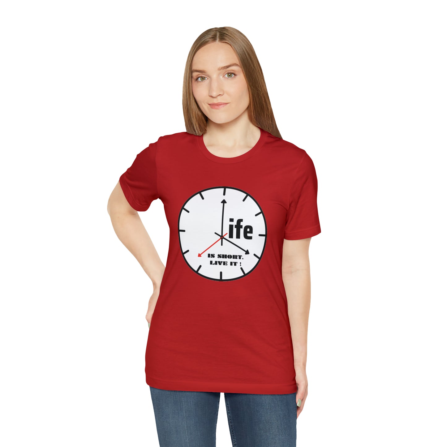 Life is To Short Live It Unisex Jersey Short Sleeve Tee