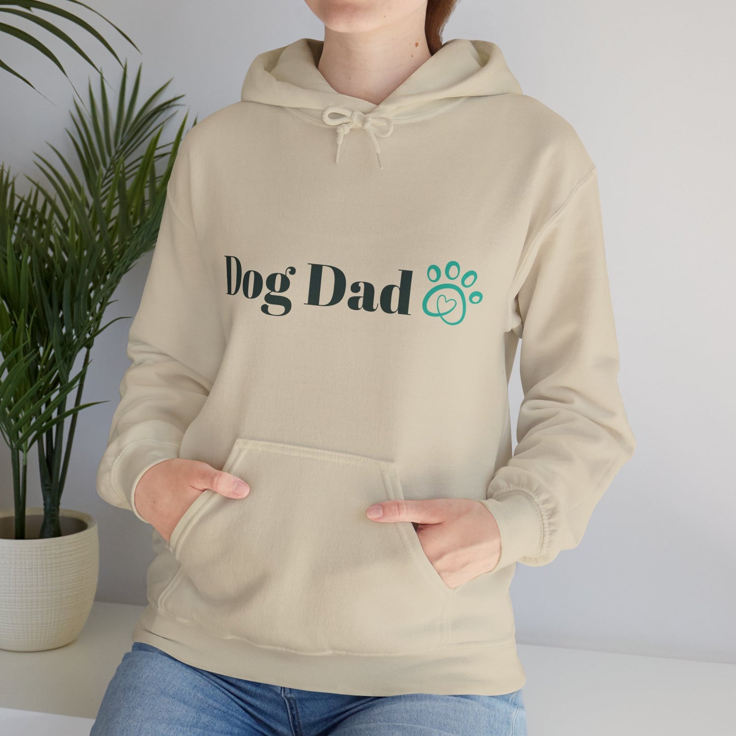 Dog Dad Unisex Heavy Blend™ Hooded Sweatshirt