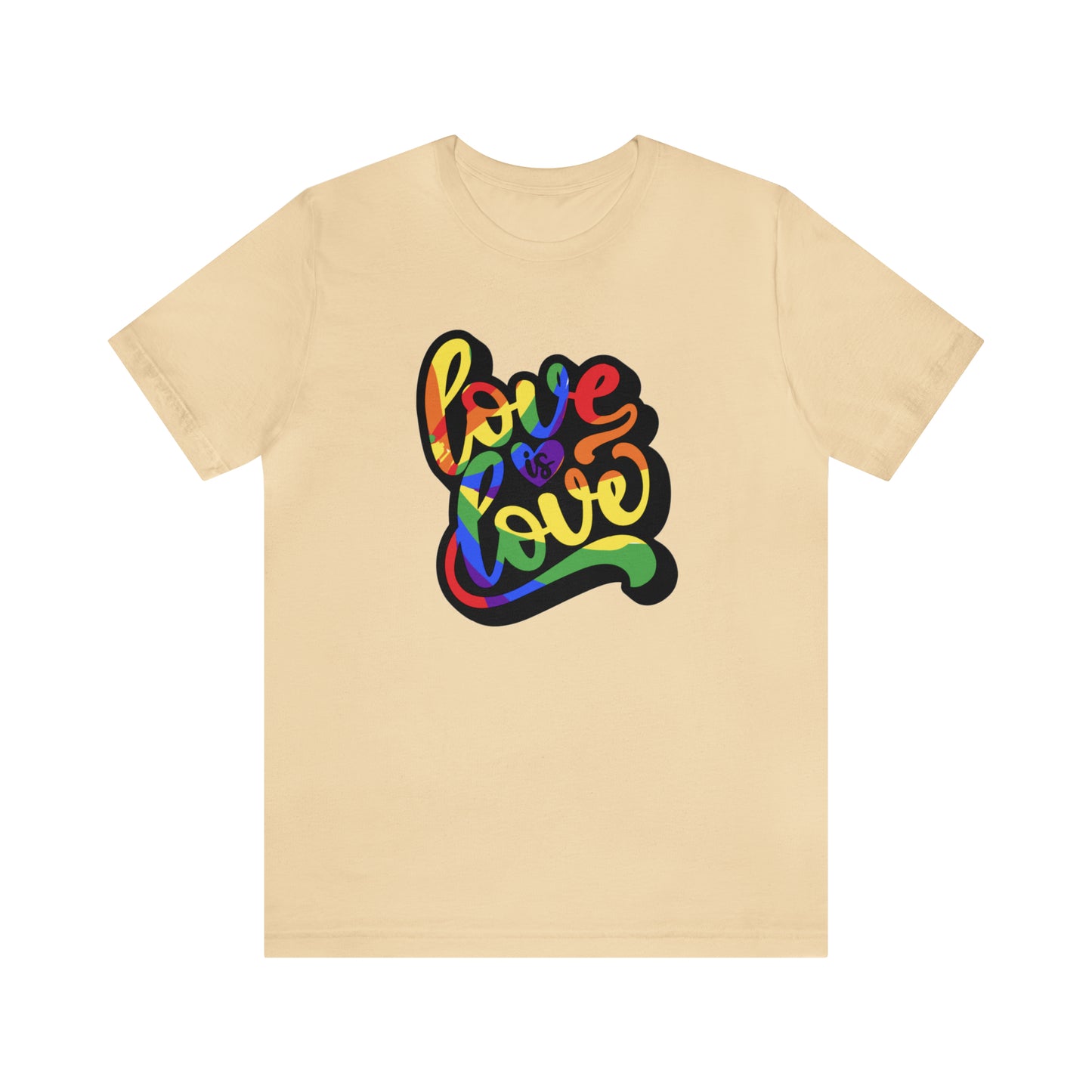 Love Is Love Unisex Jersey Short Sleeve Tee