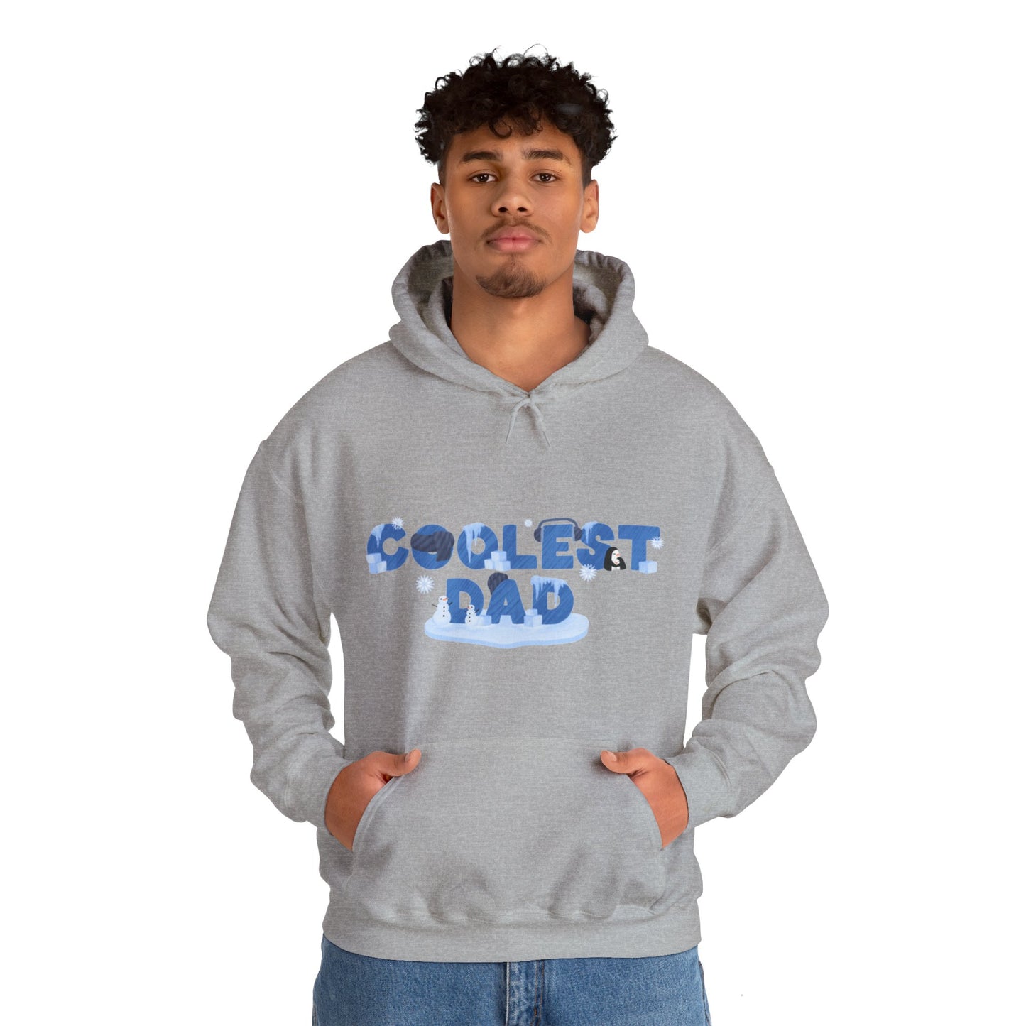 Coolest Dad Unisex Heavy Blend™ Hooded Sweatshirt