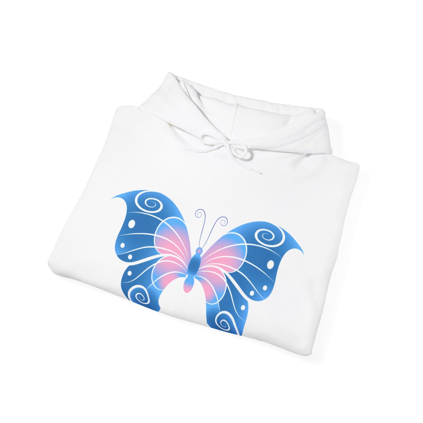 Butterfly Blue Unisex Heavy Blend™ Hooded Sweatshirt