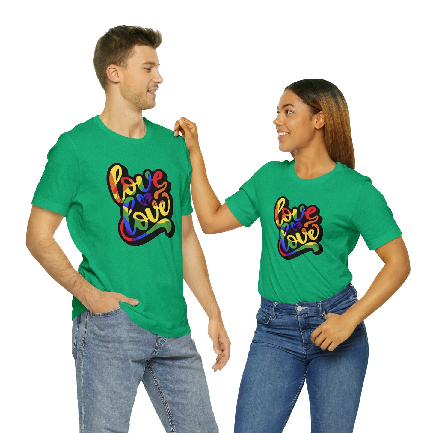 Love Is Love Unisex Jersey Short Sleeve Tee