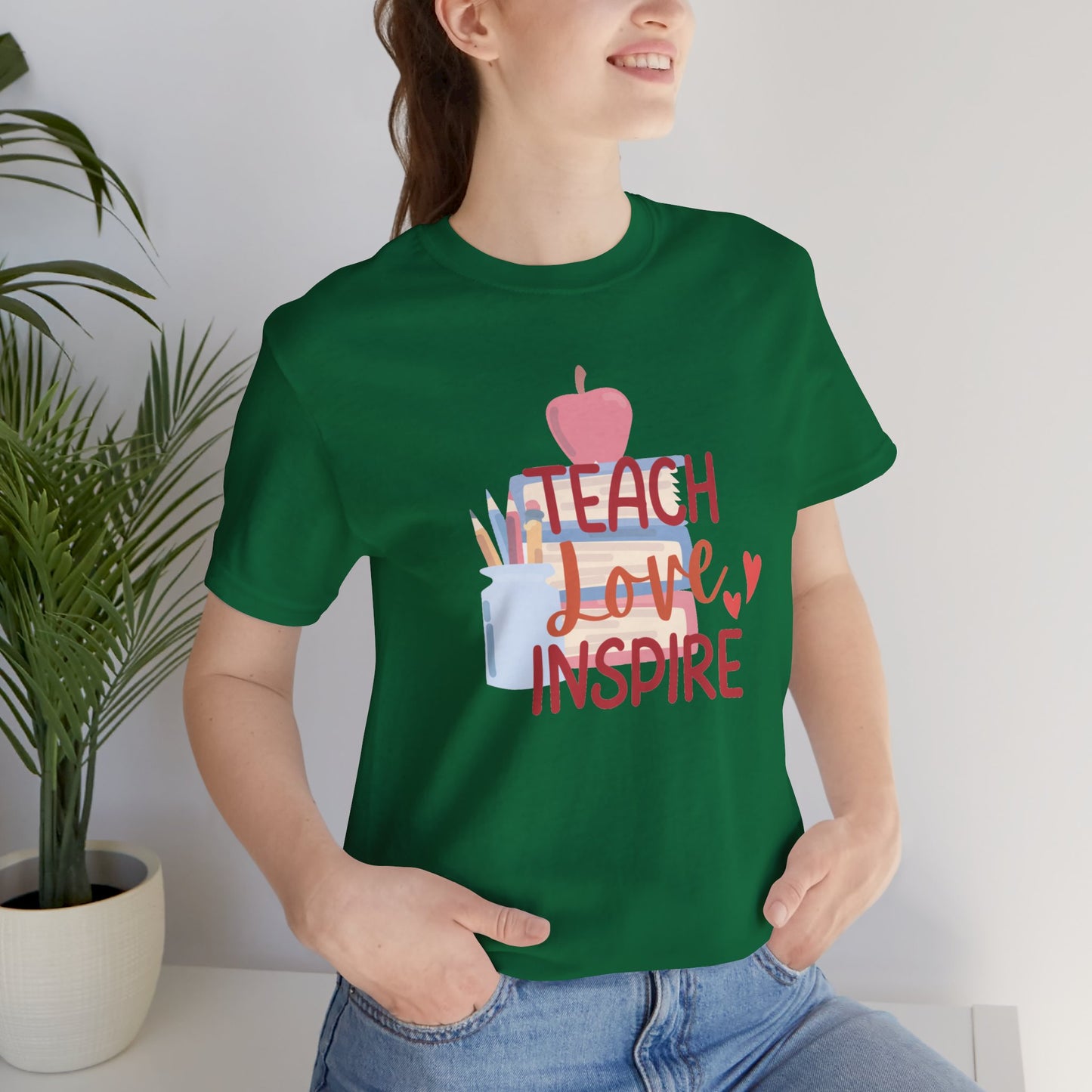 Teach Love Inspire Unisex Jersey Short Sleeve Tee