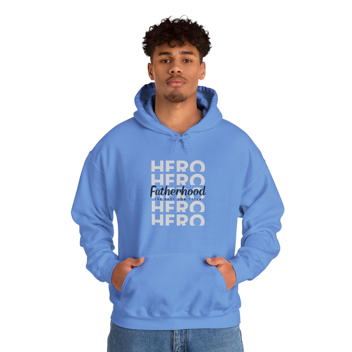 Dad/ Fatherhood Hero Unisex Heavy Blend™ Hooded Sweatshirt