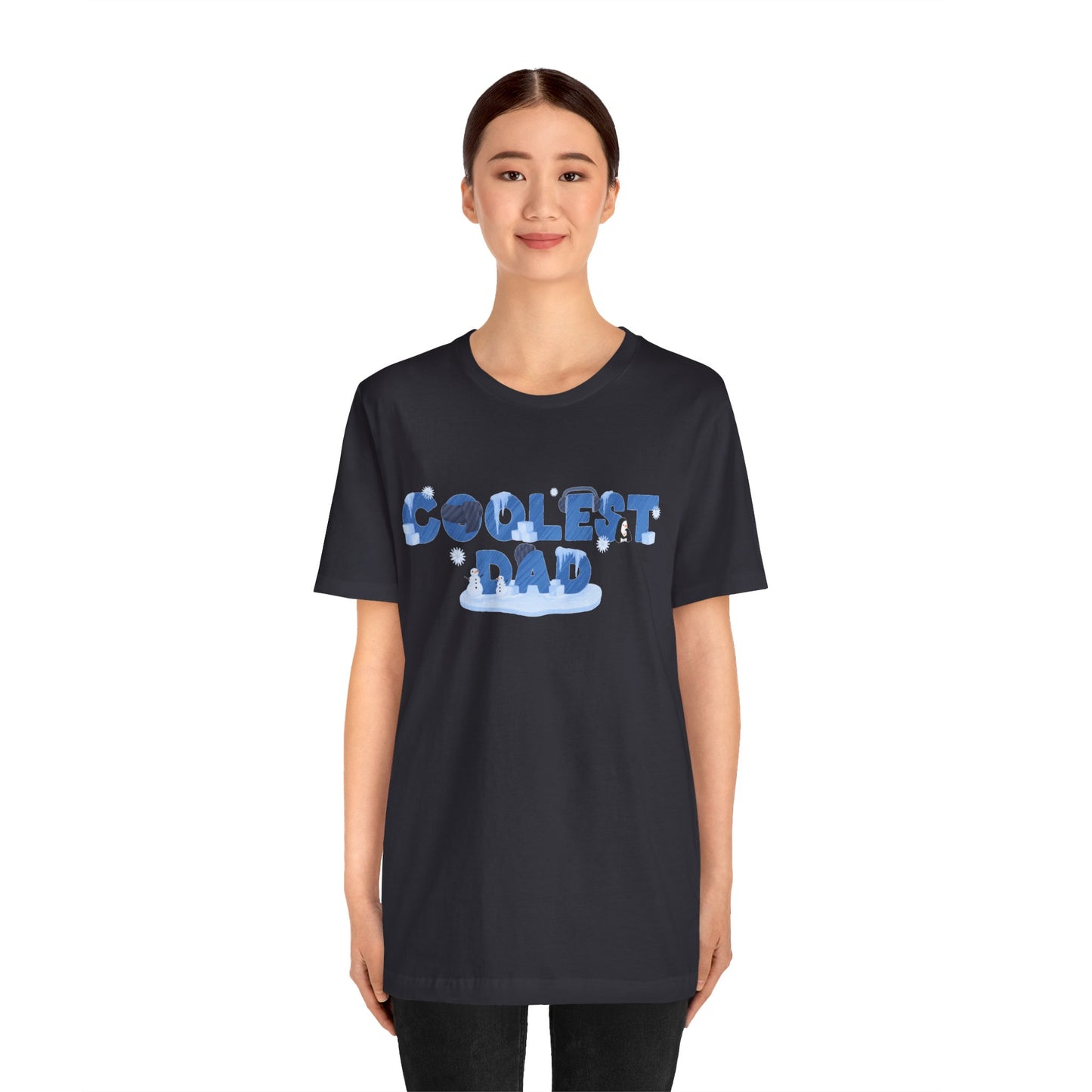Dad/ Coolest Dad Unisex Jersey Short Sleeve Tee
