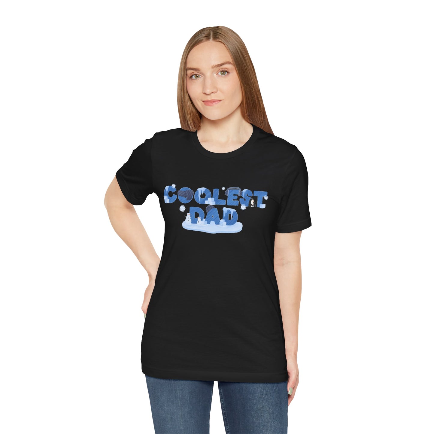 Dad/ Coolest Dad Unisex Jersey Short Sleeve Tee