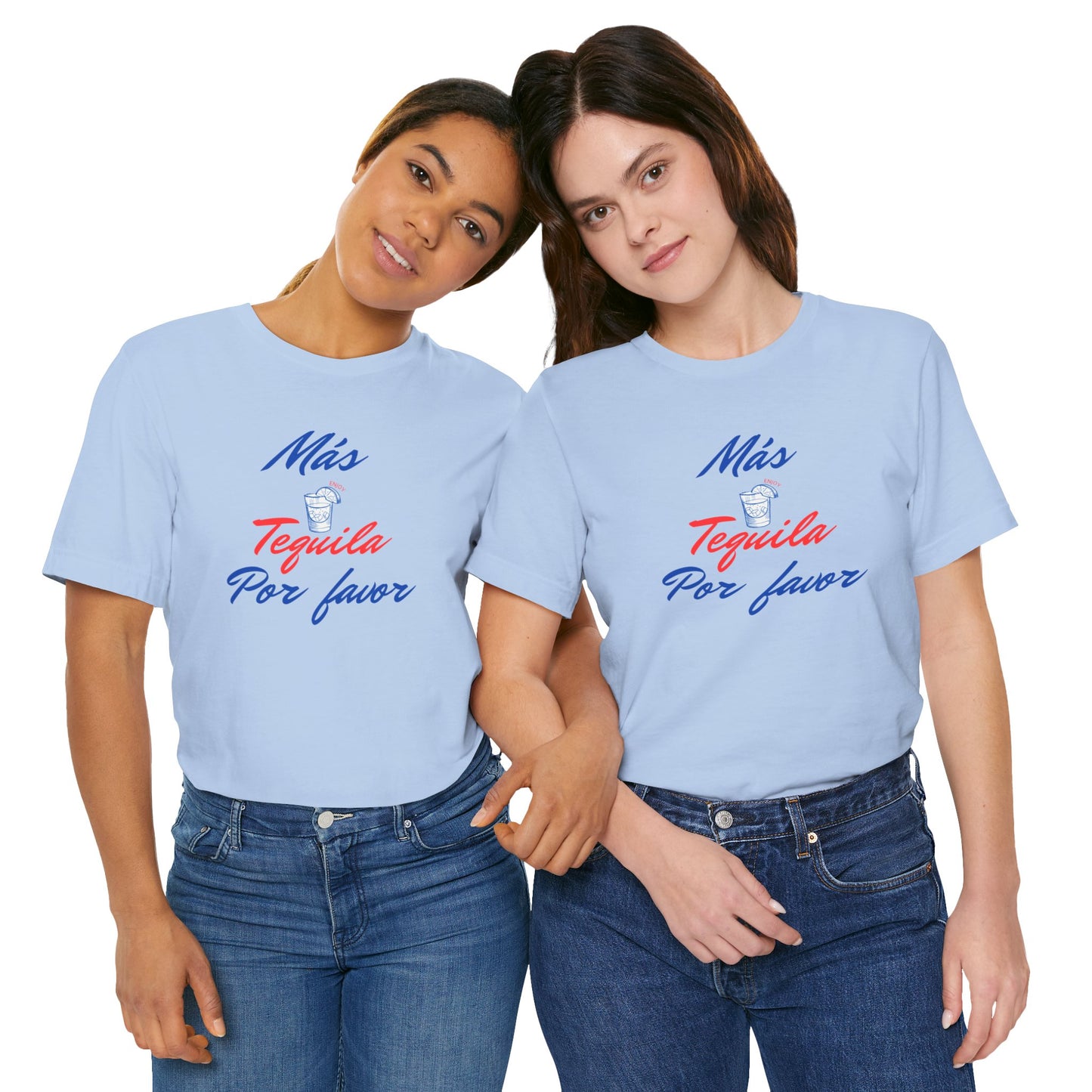 Tequilla/ Mas Tequila Por Favor Unisex Jersey Short Sleeve Tee