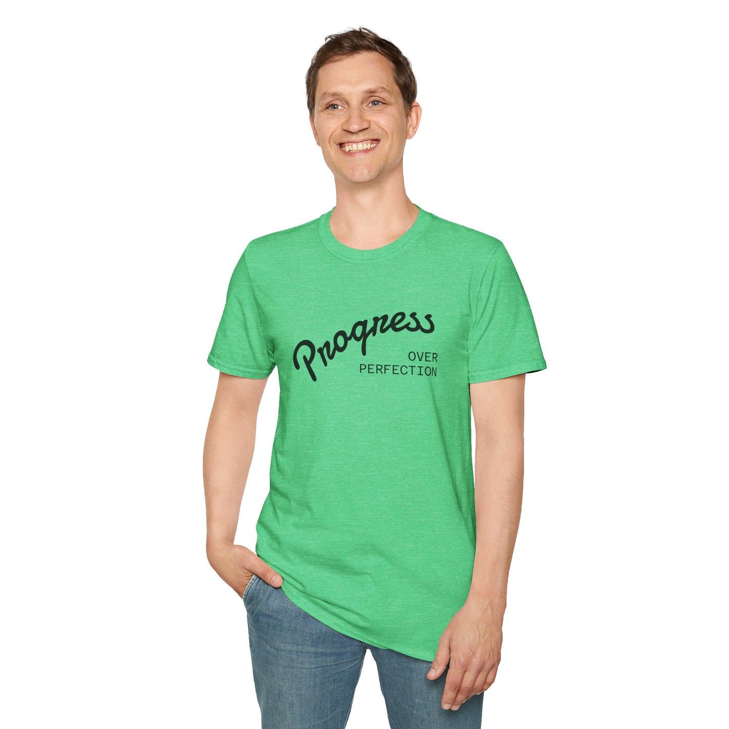 Progress Over Perfection Unisex Softstyle T-Shirt