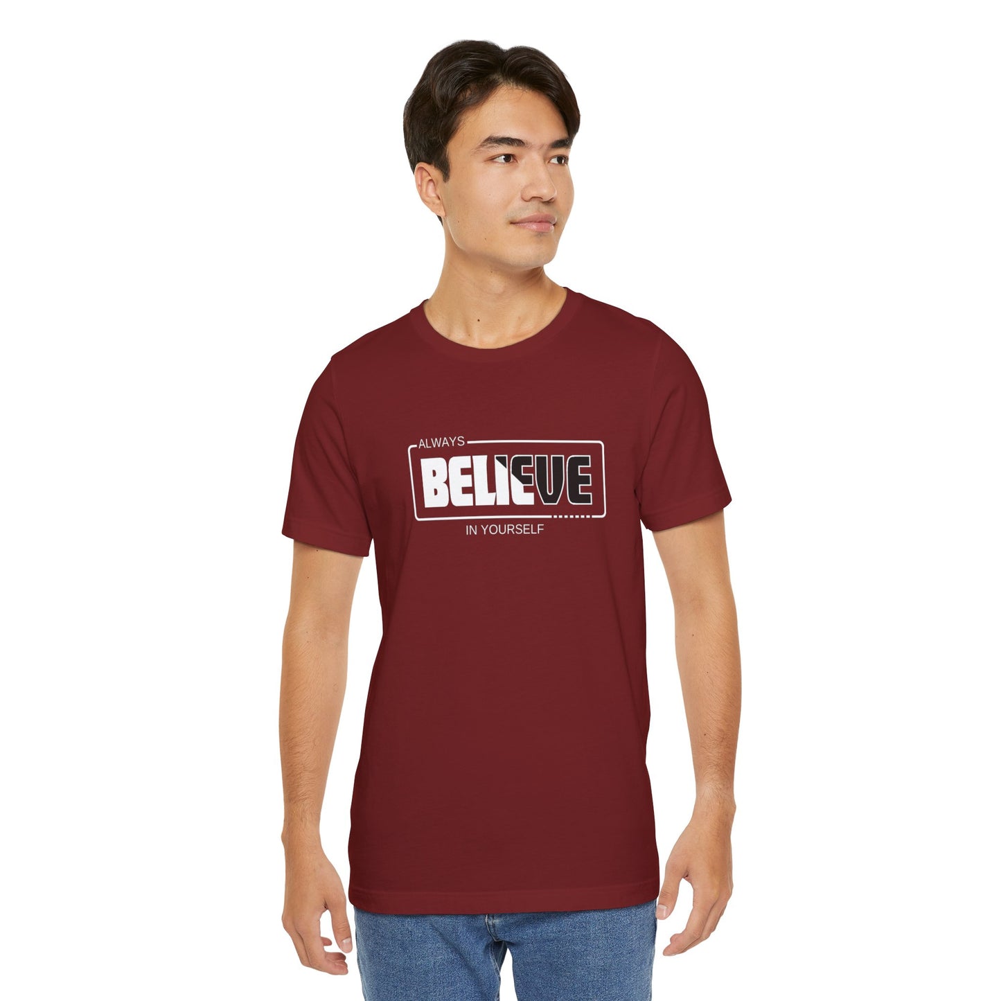 Believe In Yourself Unisex Jersey Short Sleeve Tee