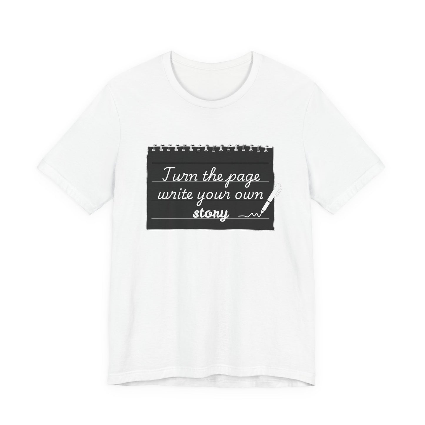 Turn the Page And Write Your Story Unisex Softstyle T-Shirt