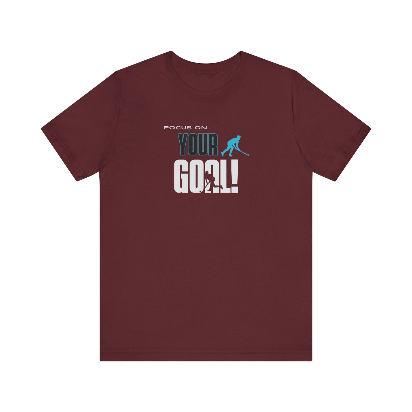 Focus On Your Goal Unisex Jersey Short Sleeve Tee