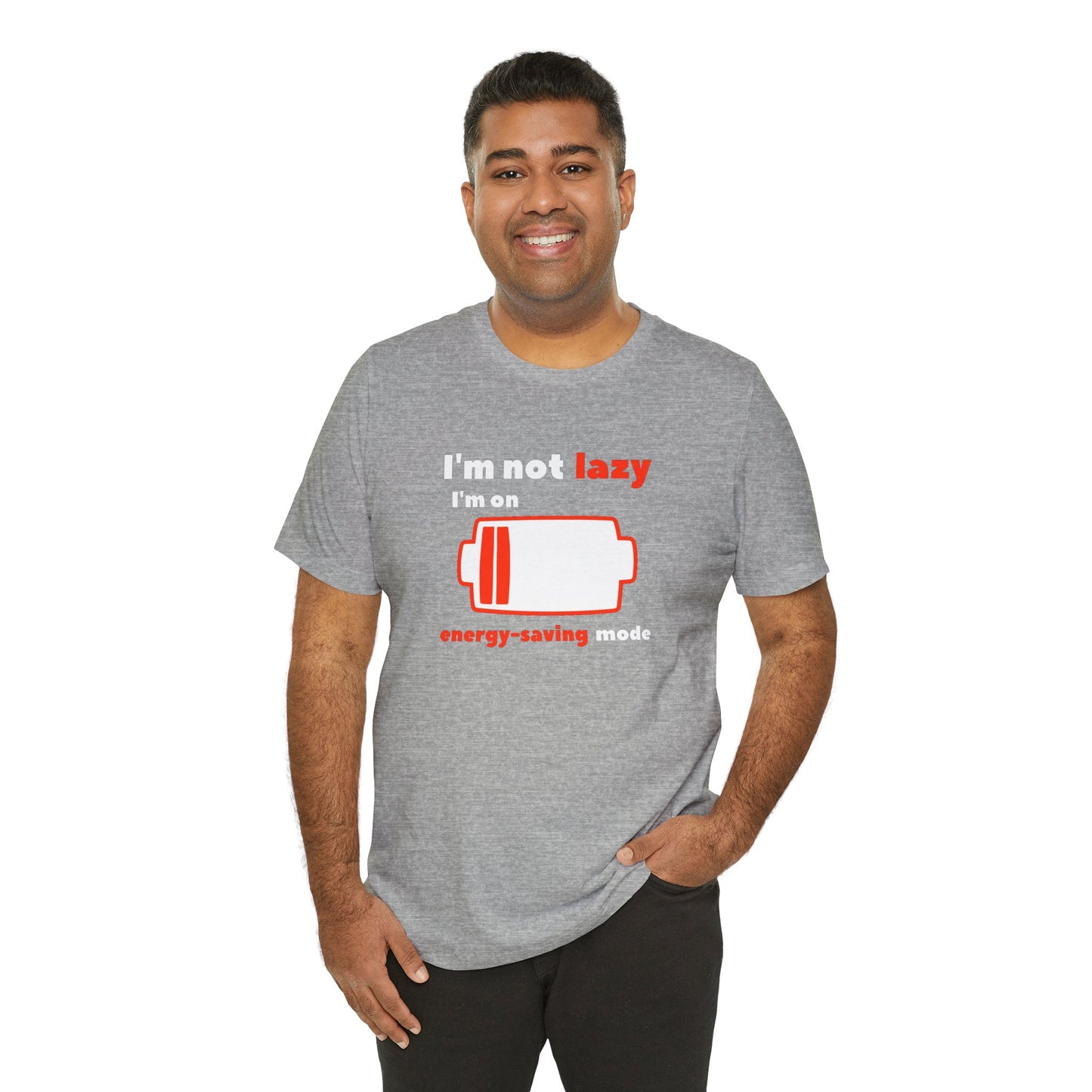 I'm Not Lazy Energy Saving Mode Unisex Softstyle T-Shirt
