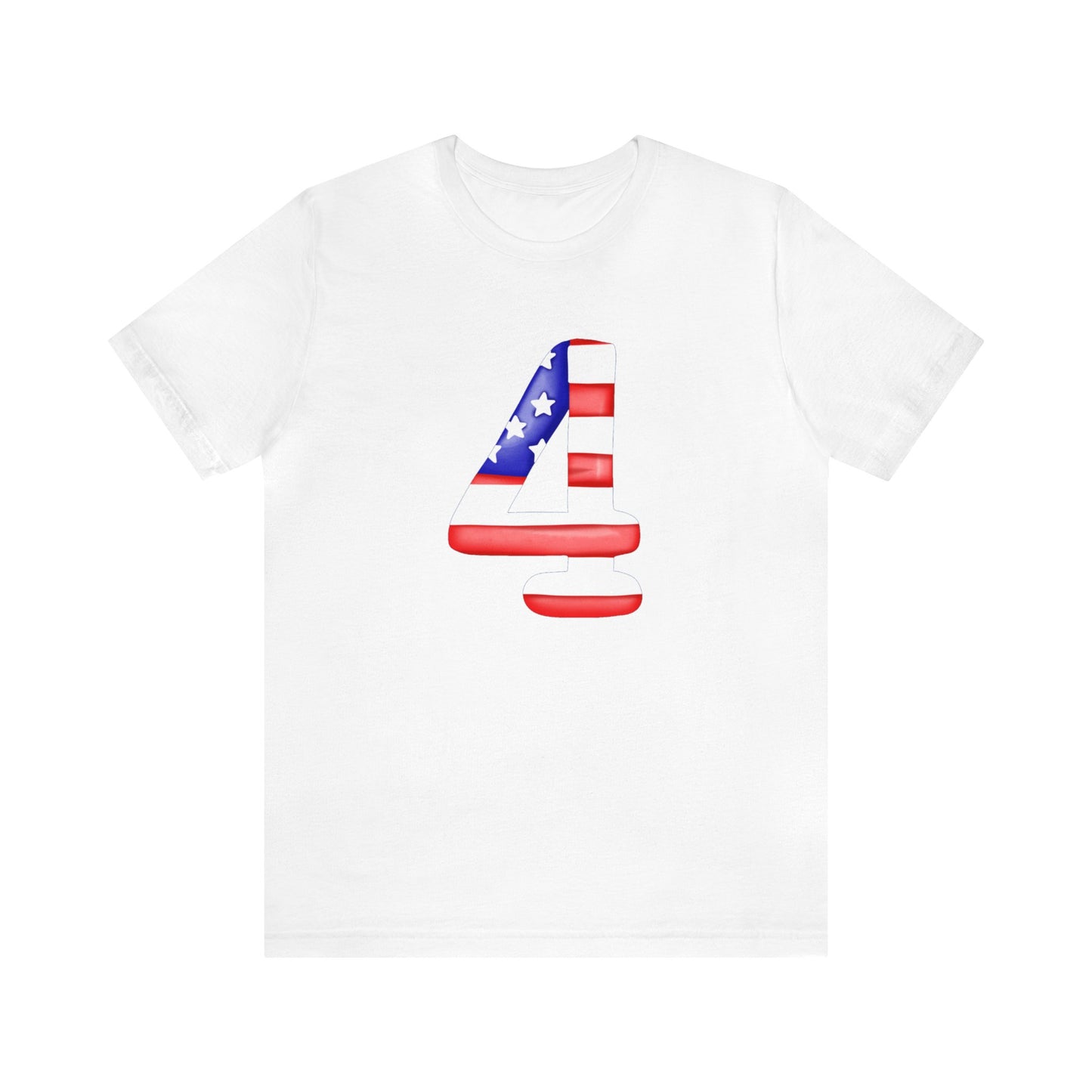 Fourth Red White Blue Unisex Jersey Short Sleeve Tee