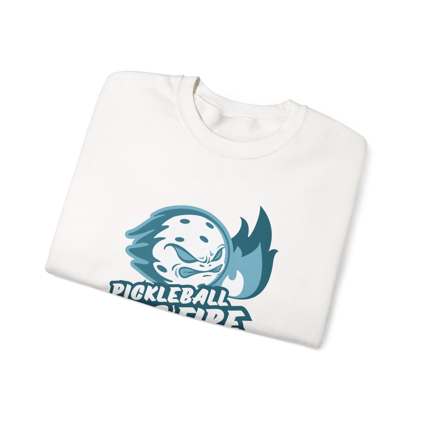 Pickleball is Fire Unisex Heavy Blend™ Crewneck Sweatshirt