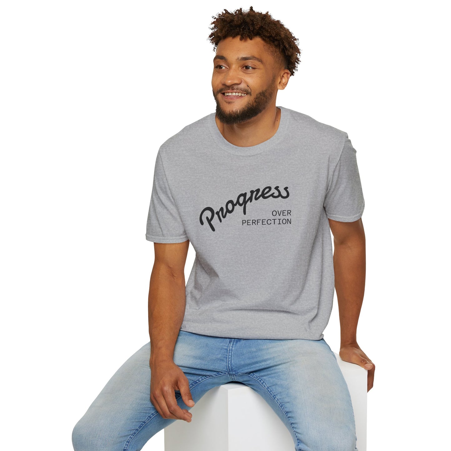 Progress Over Perfection Unisex Softstyle T-Shirt
