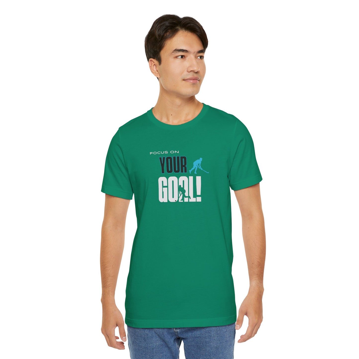 Focus On Your Goal Unisex Jersey Short Sleeve Tee