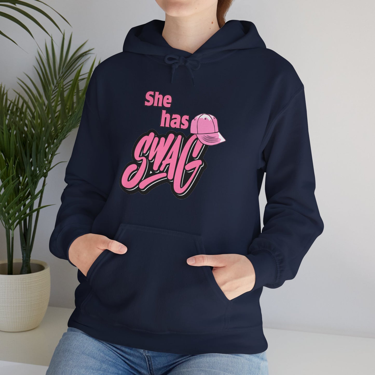 She Has Swag Unisex Heavy Blend™ Hooded Sweatshirt