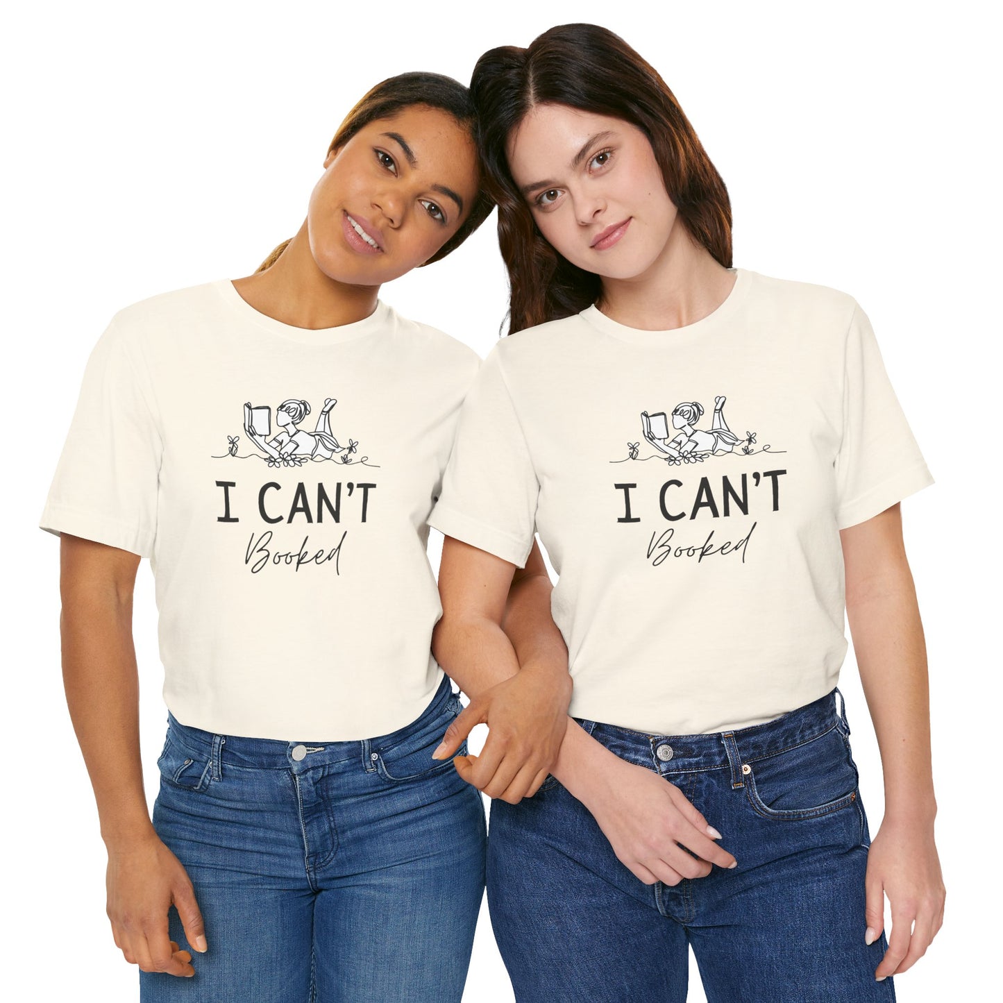 Books/ I Can't I'm Booked Unisex Jersey Short Sleeve Tee