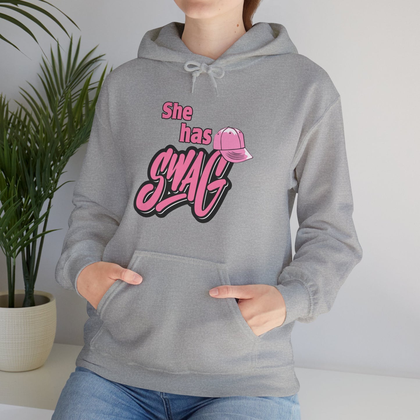 She Has Swag Unisex Heavy Blend™ Hooded Sweatshirt
