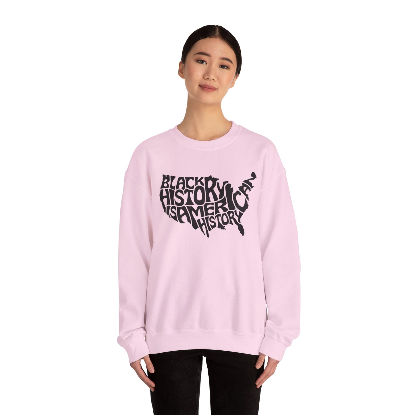 Black History Unisex Heavy Blend™ Crewneck Sweatshirt