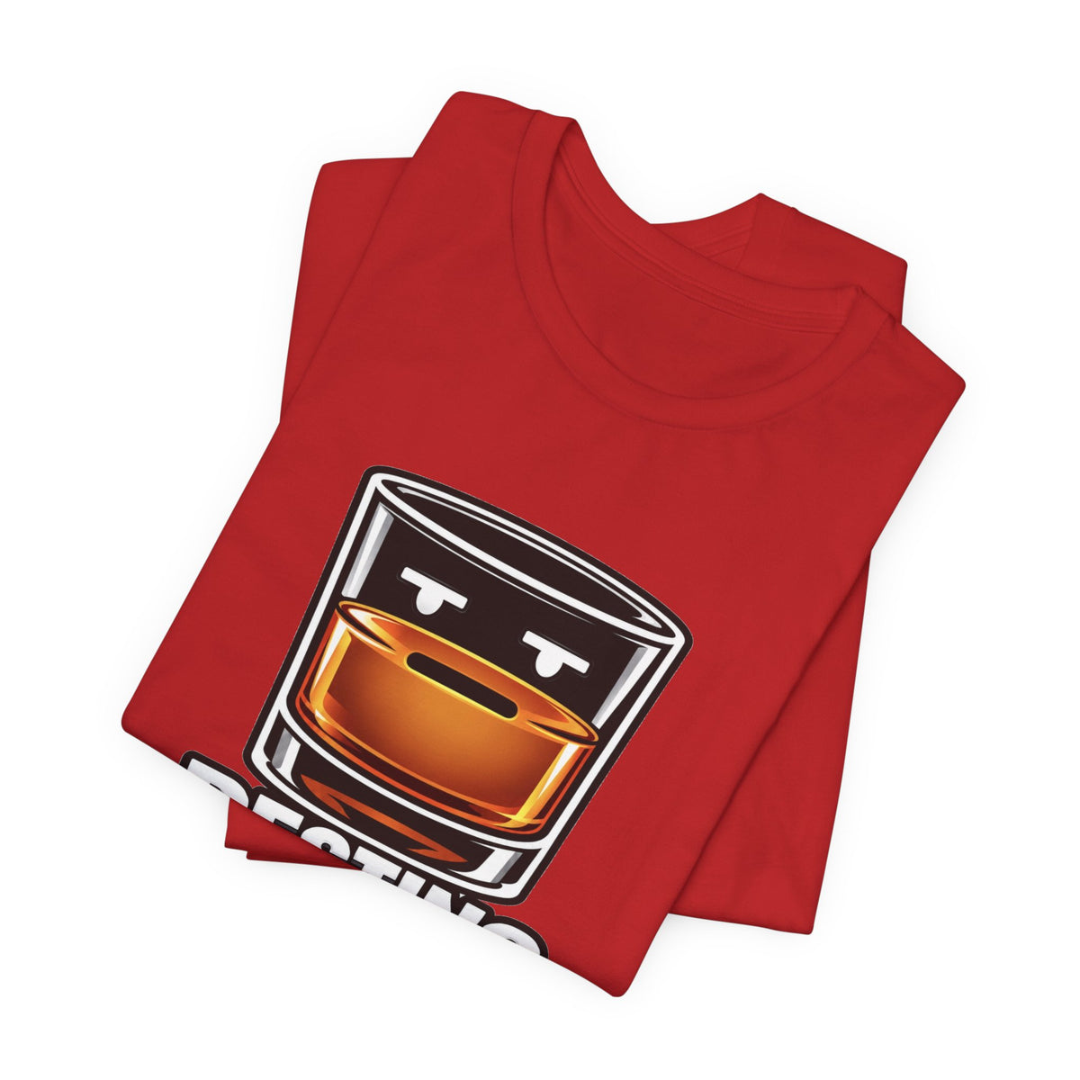 Resting Bourbon Face Unisex Jersey Short Sleeve Tee
