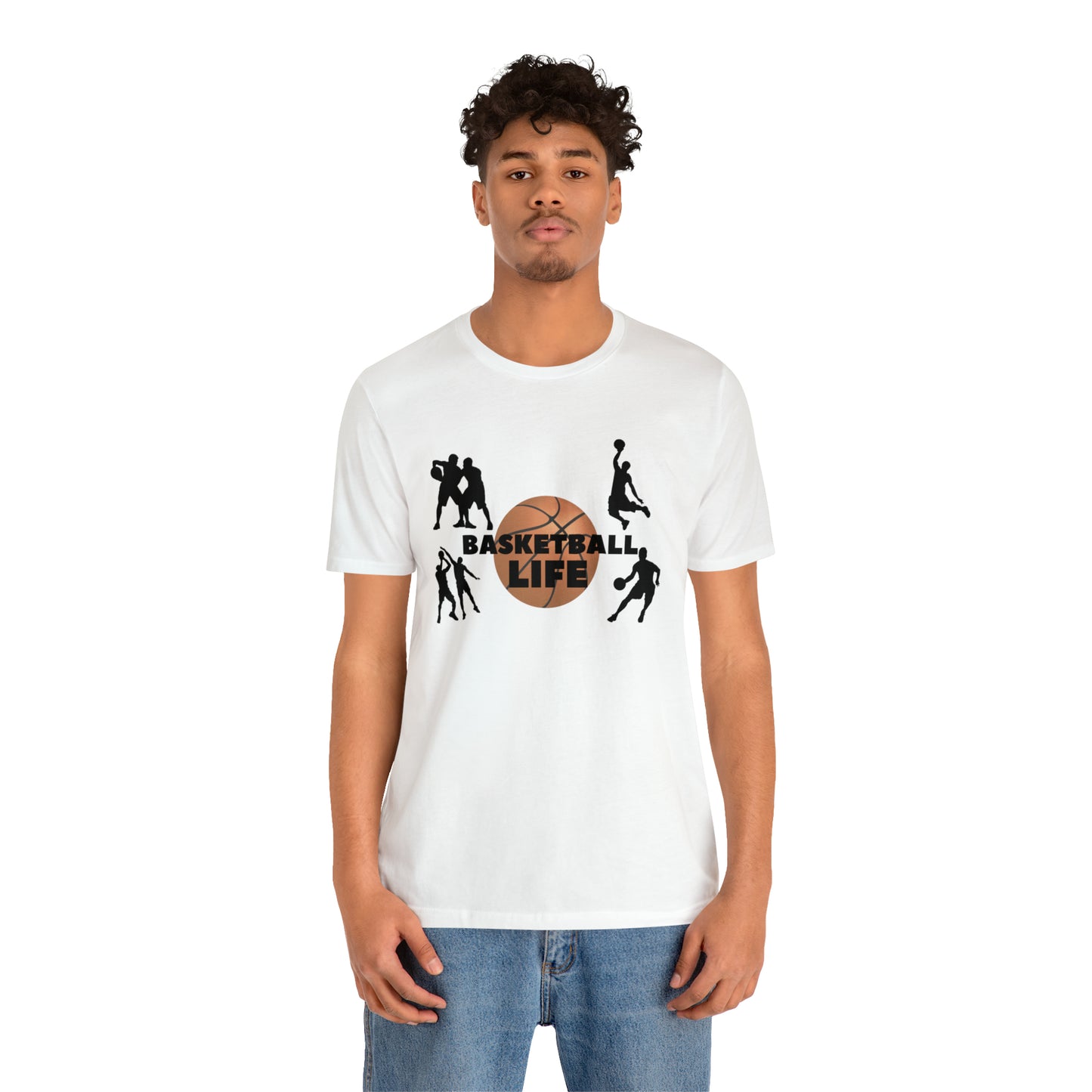 Basketball Life Unisex Jersey Short Sleeve Tee