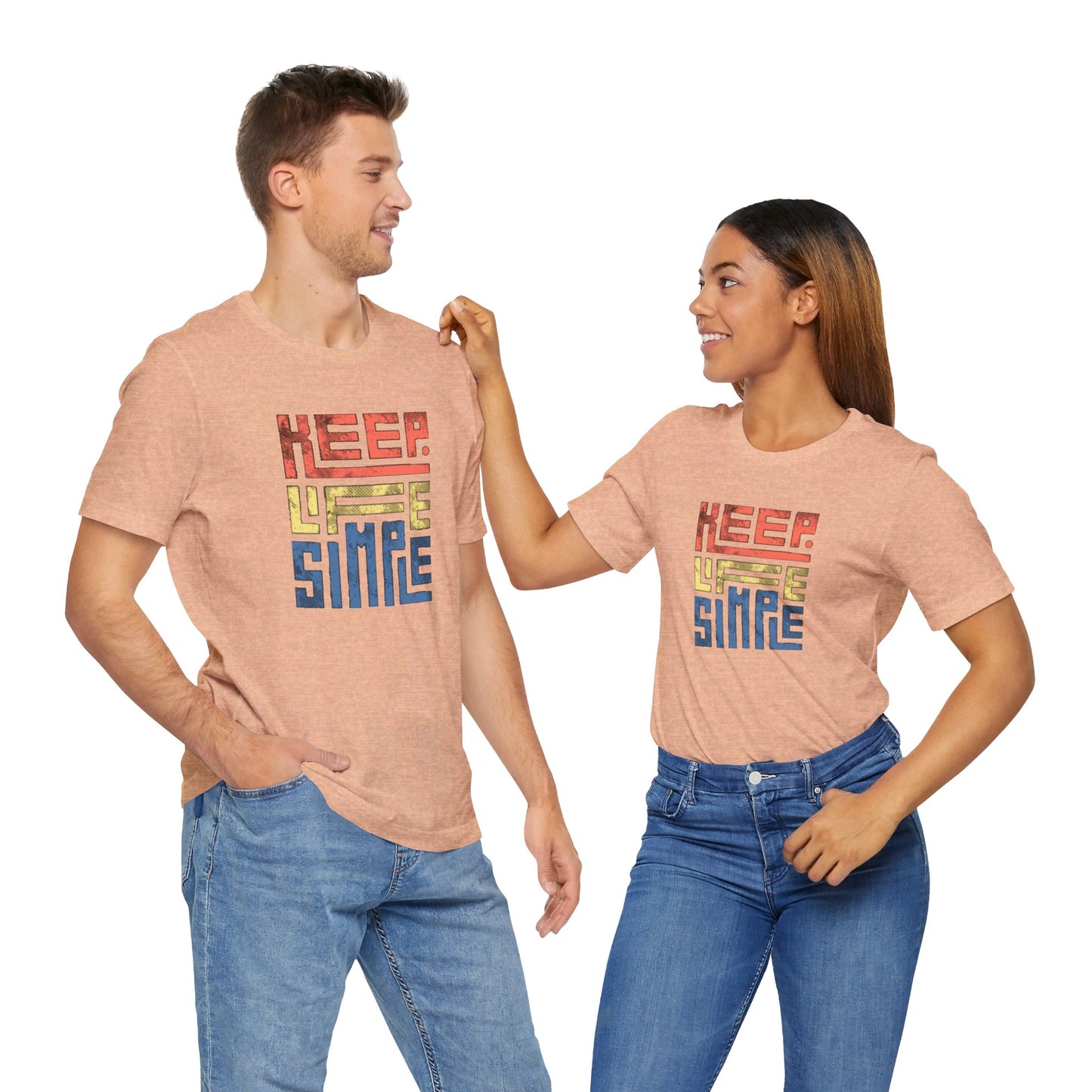 Keep Life Simple Unisex Jersey Short Sleeve Tee