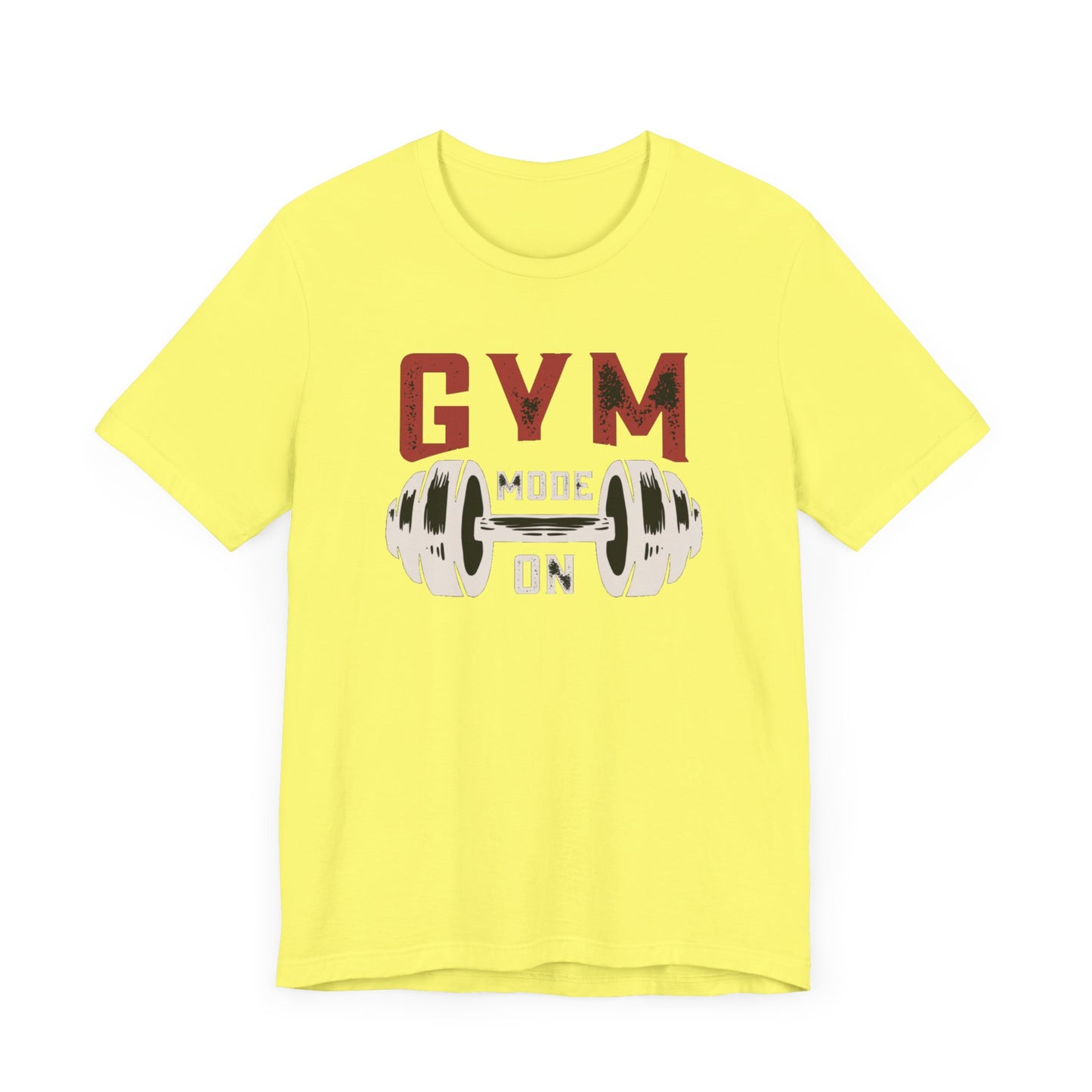 Gym Mode On Unisex Jersey Short Sleeve Tee