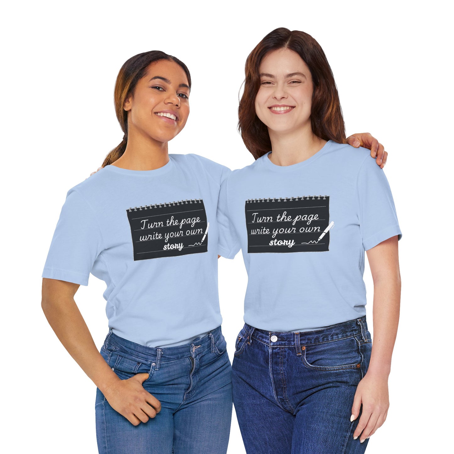 Turn the Page And Write Your Story Unisex Softstyle T-Shirt