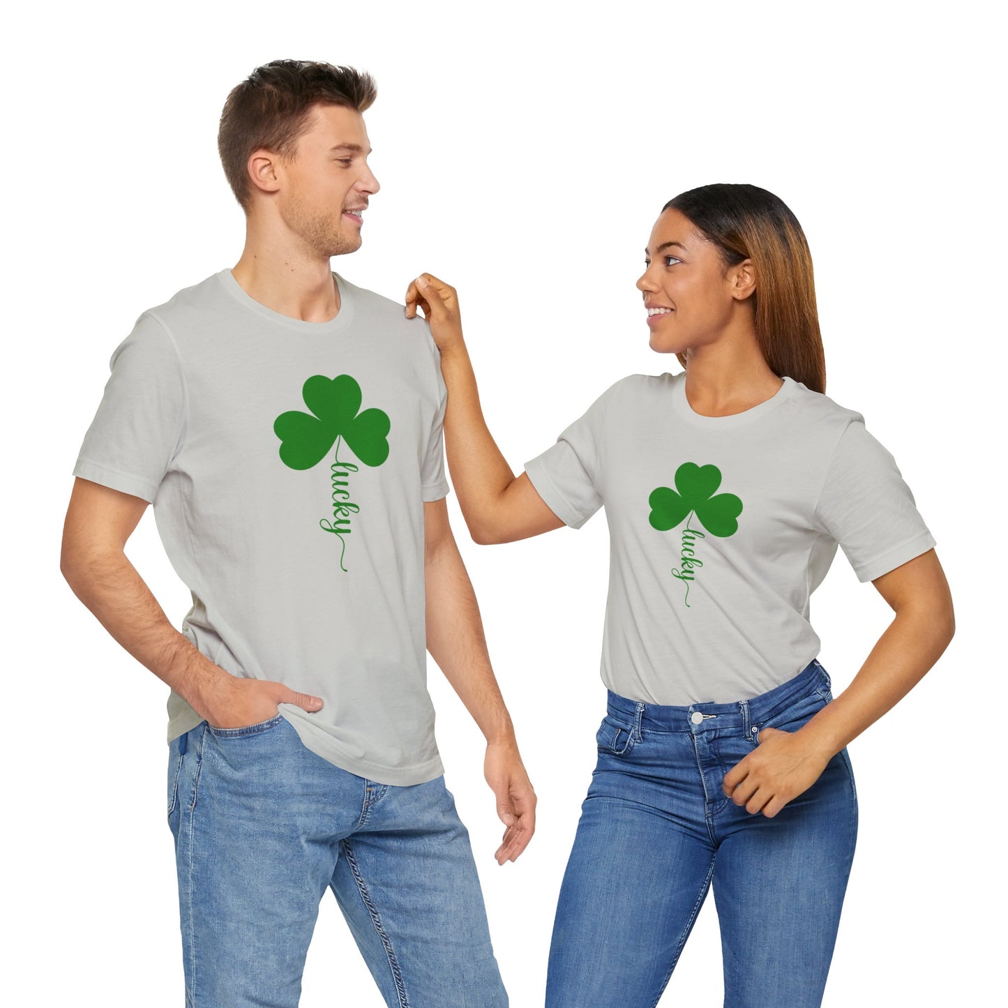 Clover/ Lucky Unisex Jersey Short Sleeve Tee