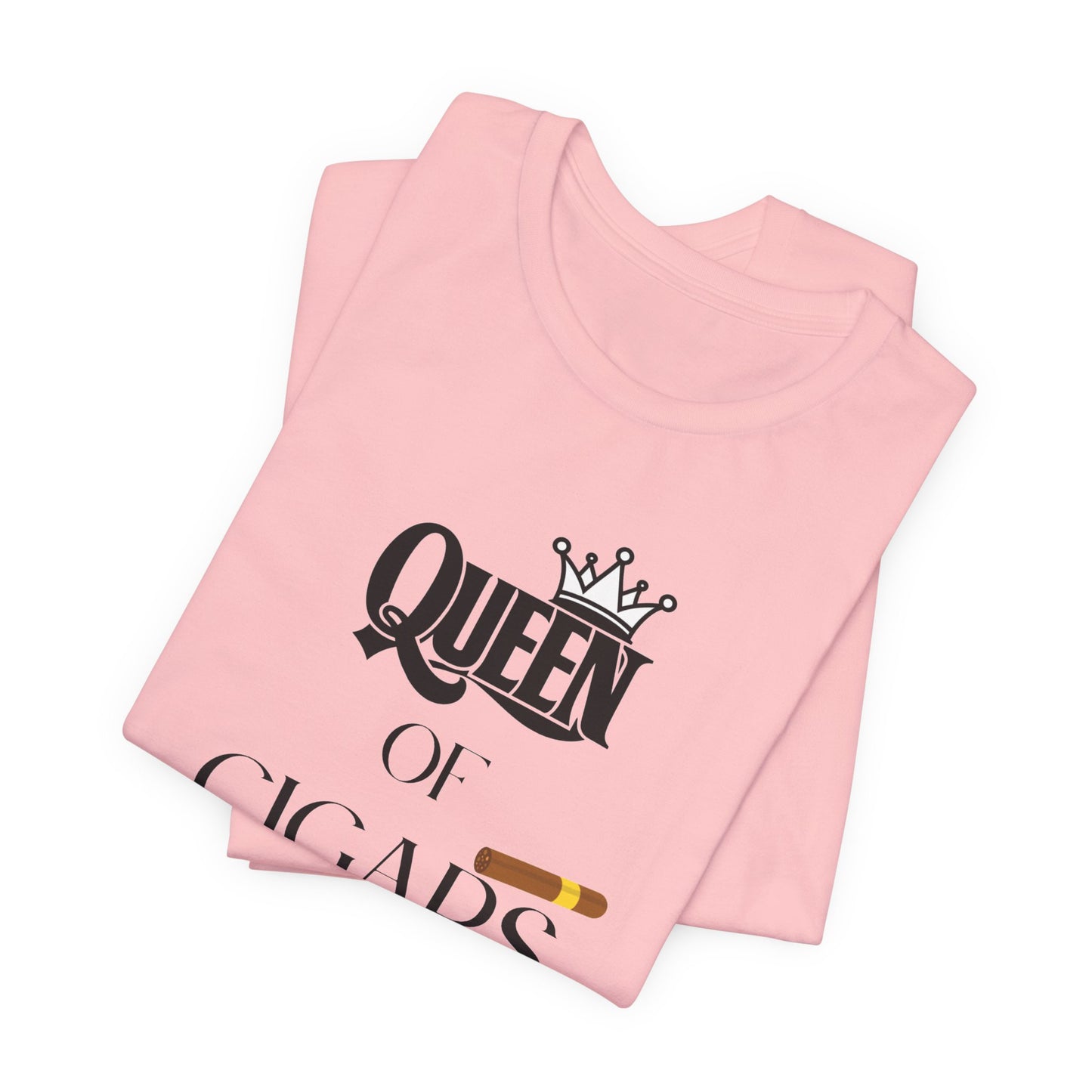 Cigars/ Queen of Cigars Unisex Jersey Short Sleeve Tee