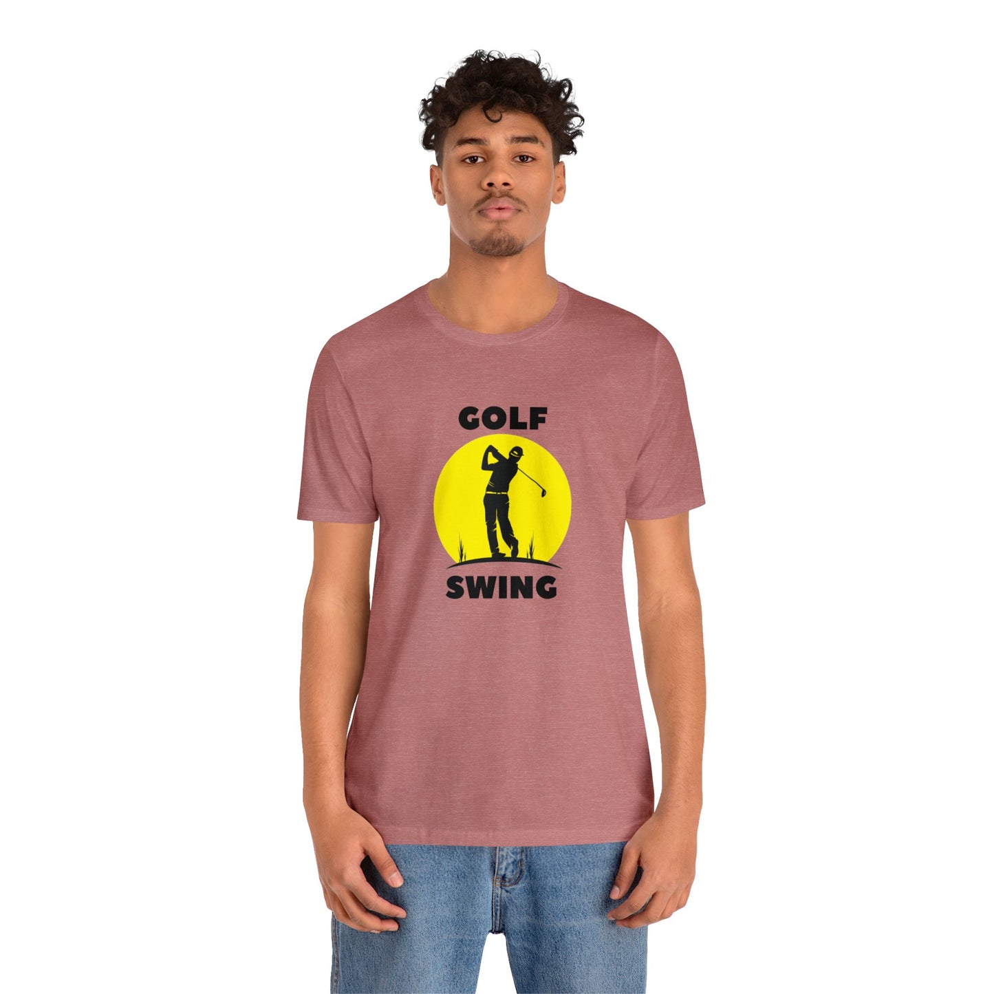 Golf Swing Unisex Jersey Short Sleeve Tee