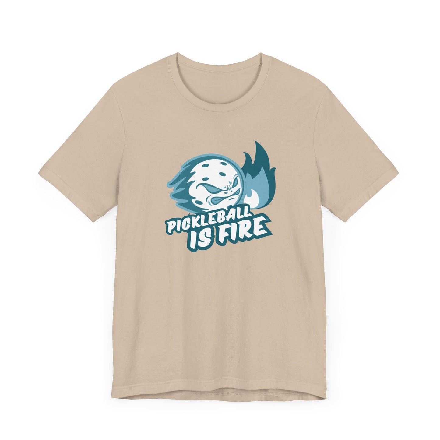 Pickleball Is Fire Unisex Jersey Short Sleeve Tee
