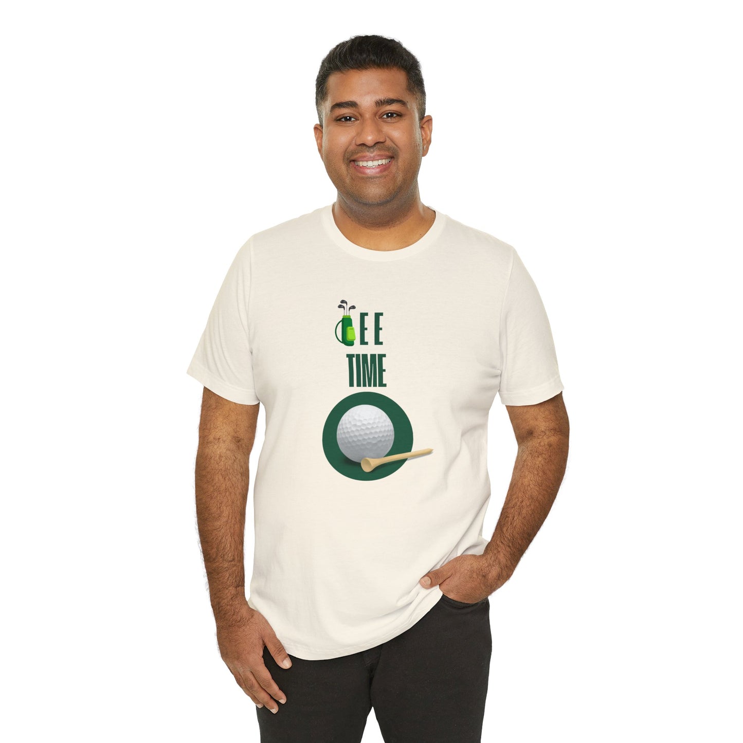 Golf/ Tee Time Unisex Jersey Short Sleeve Tee