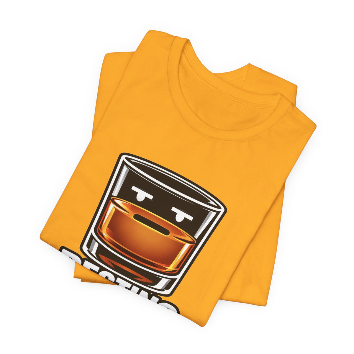 Resting Bourbon Face Unisex Jersey Short Sleeve Tee