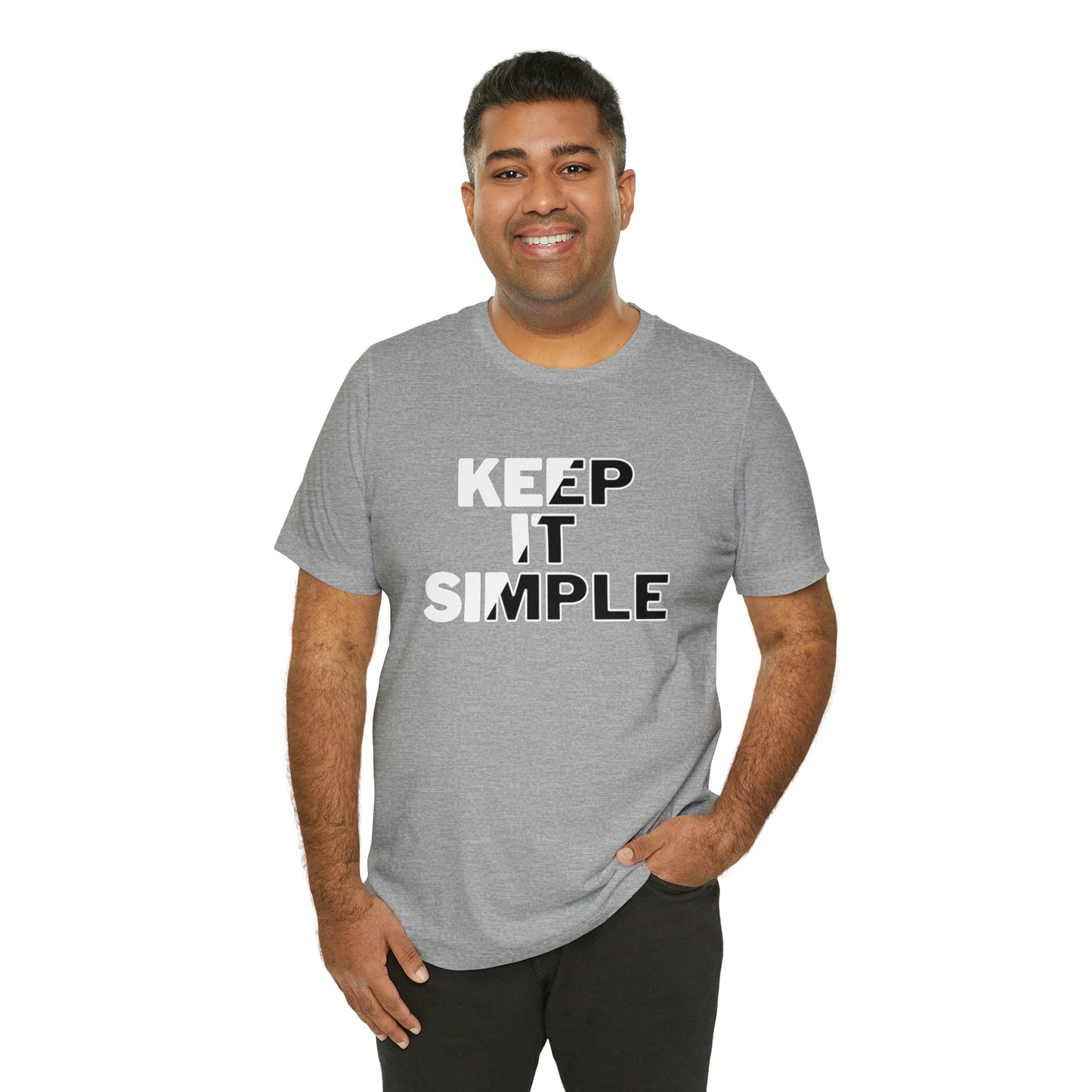 Keep It Simple Unisex Jersey Short Sleeve Tee