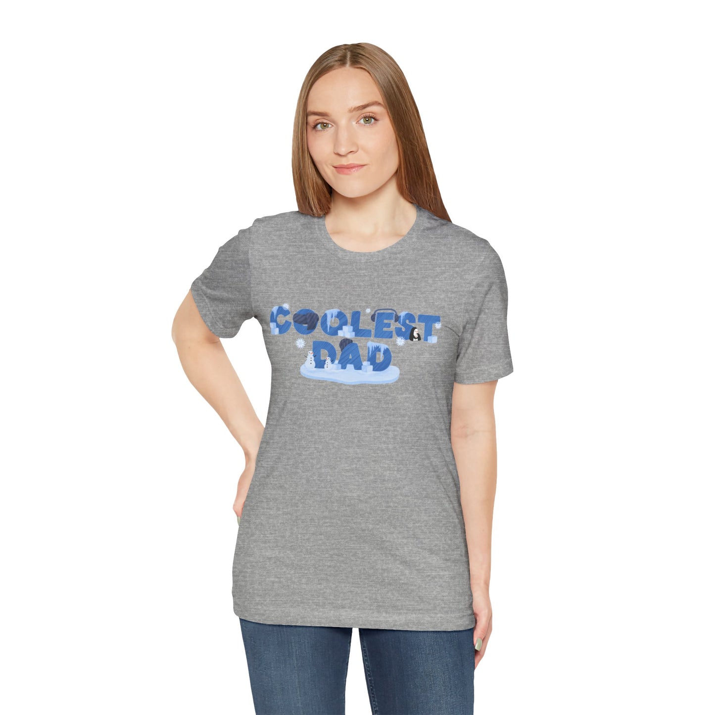 Dad/ Coolest Dad Unisex Jersey Short Sleeve Tee