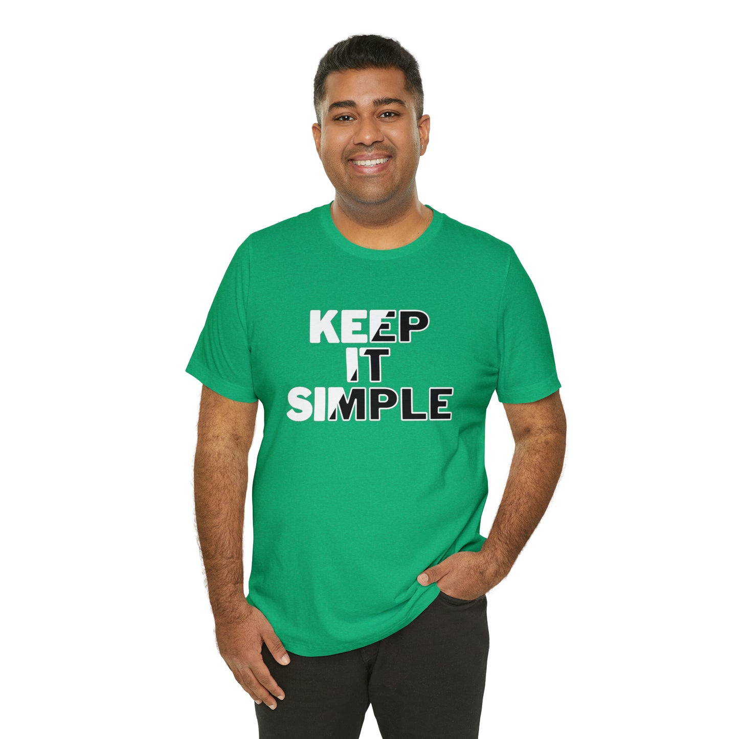 Keep It Simple Unisex Jersey Short Sleeve Tee