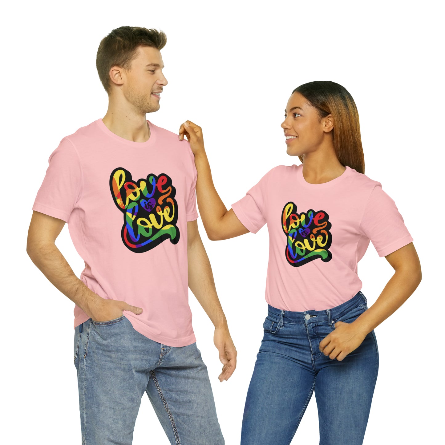 Love Is Love Unisex Jersey Short Sleeve Tee