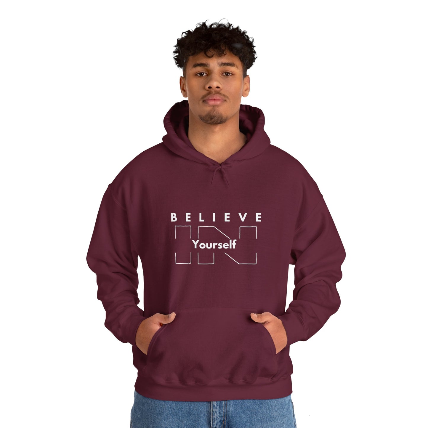 Believe In Yourself Unisex Heavy Blend™ Hooded Sweatshirt