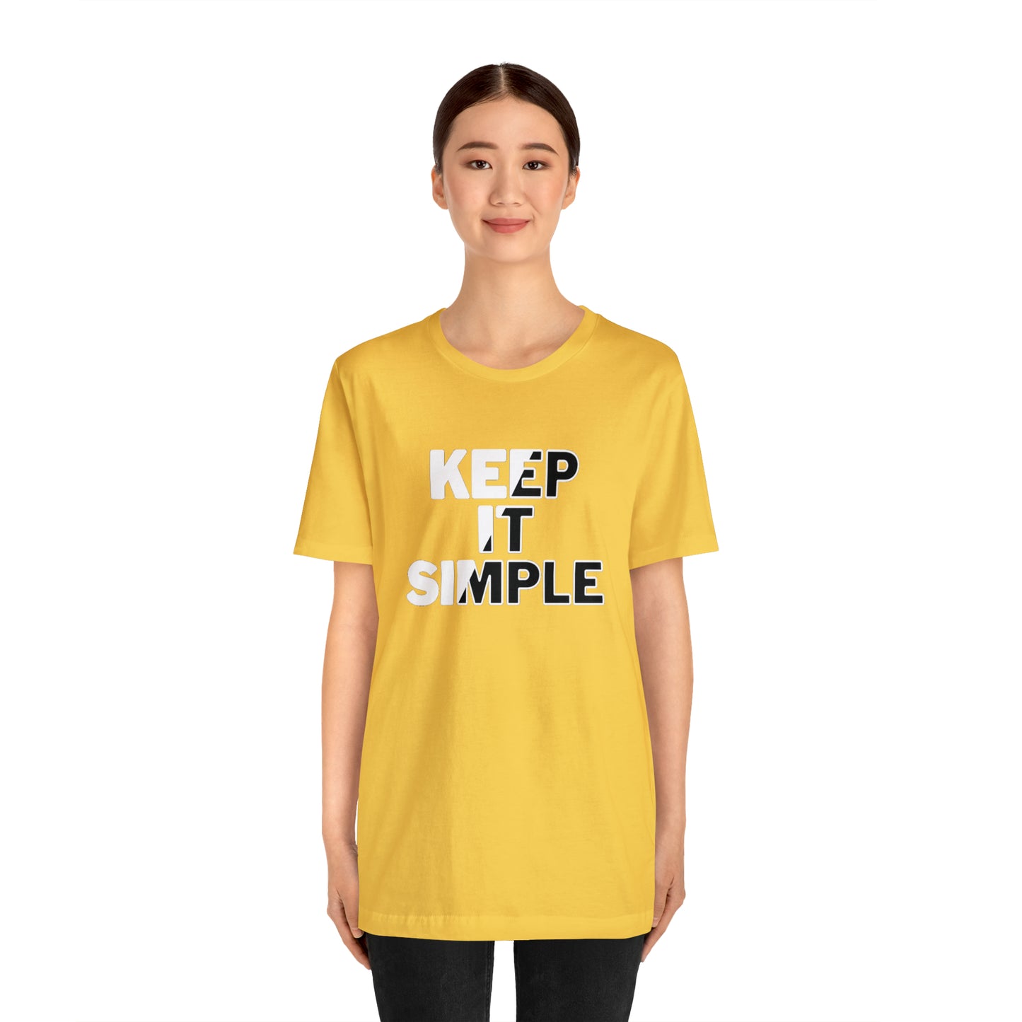 Keep It Simple Unisex Jersey Short Sleeve Tee