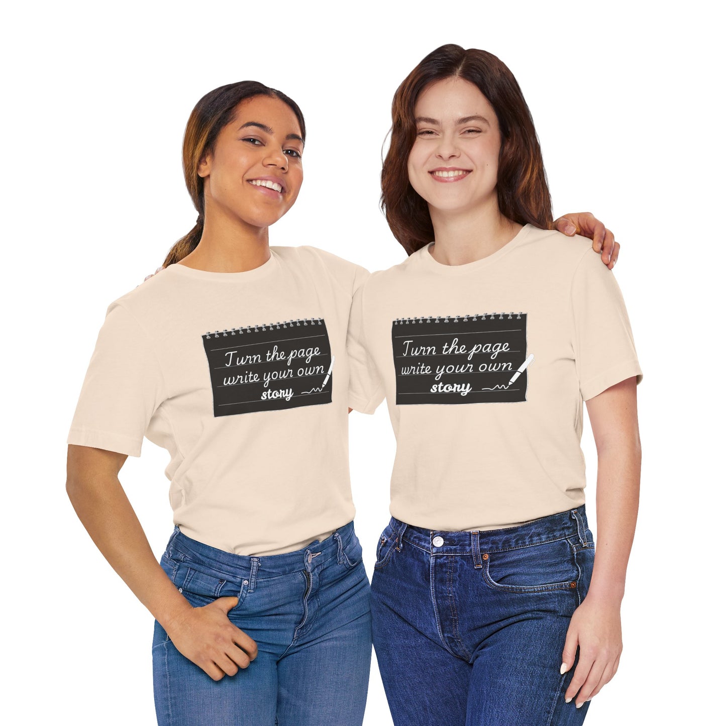 Turn the Page And Write Your Story Unisex Softstyle T-Shirt