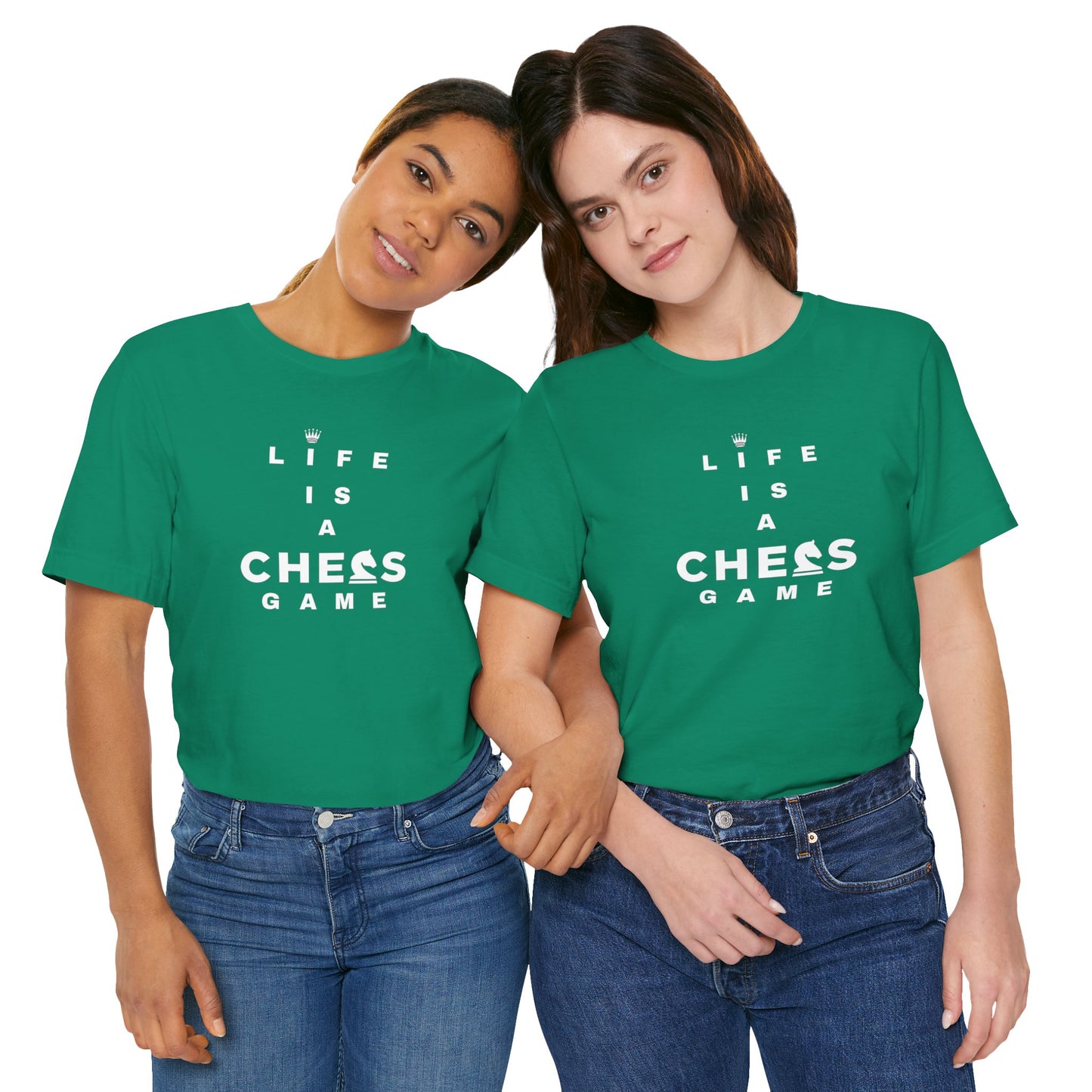 Life Is a Chess Game Unisex Jersey Short Sleeve Tee