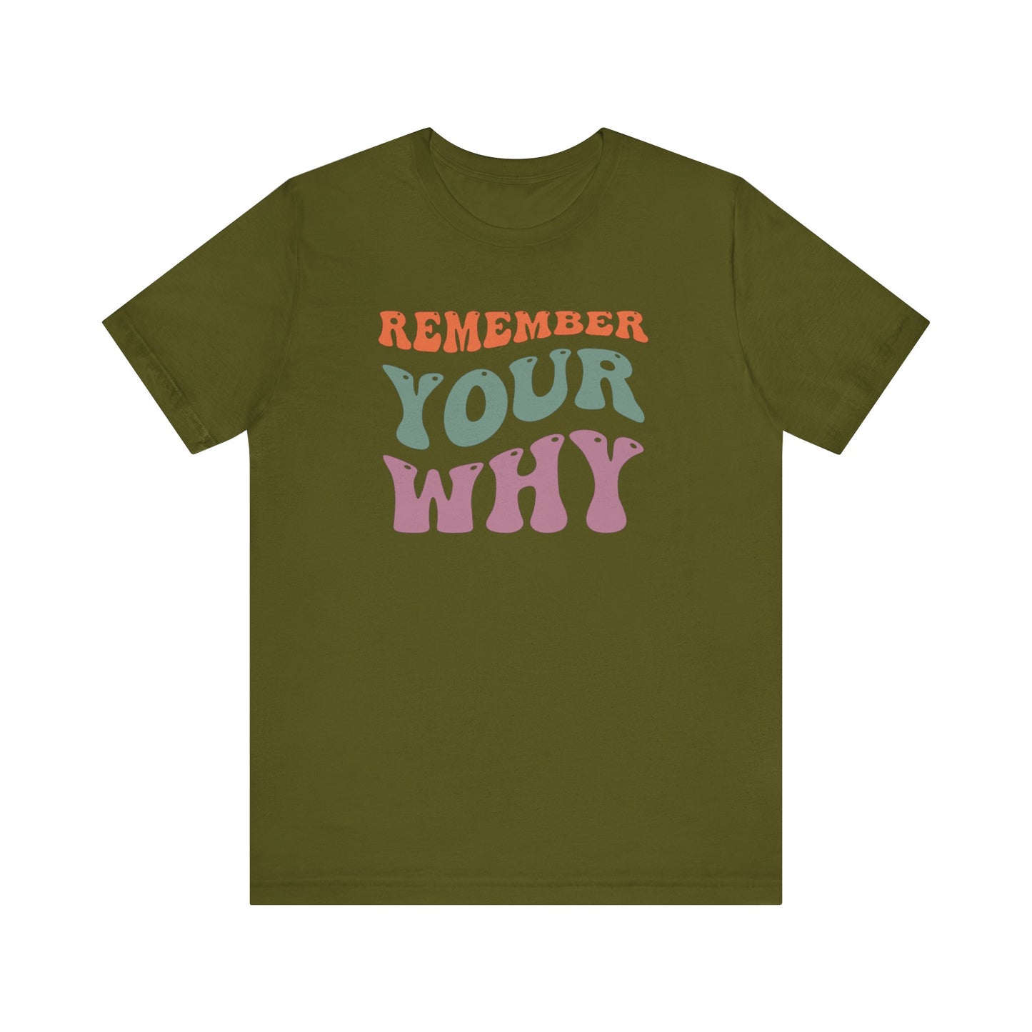 Remember Your Why Unisex Jersey Short Sleeve Tee