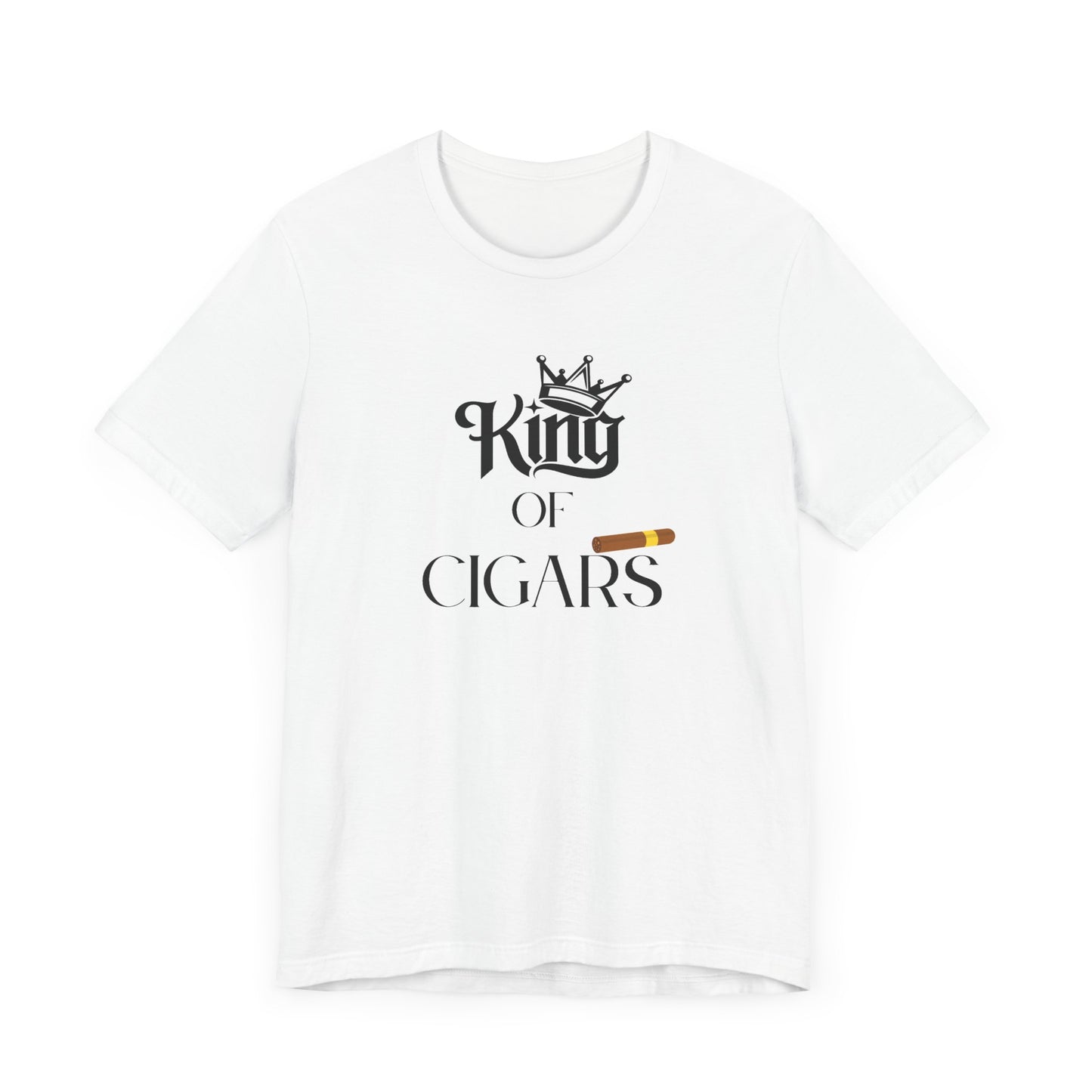 Cigars/ King of Cigars Unisex Jersey Short Sleeve Tee