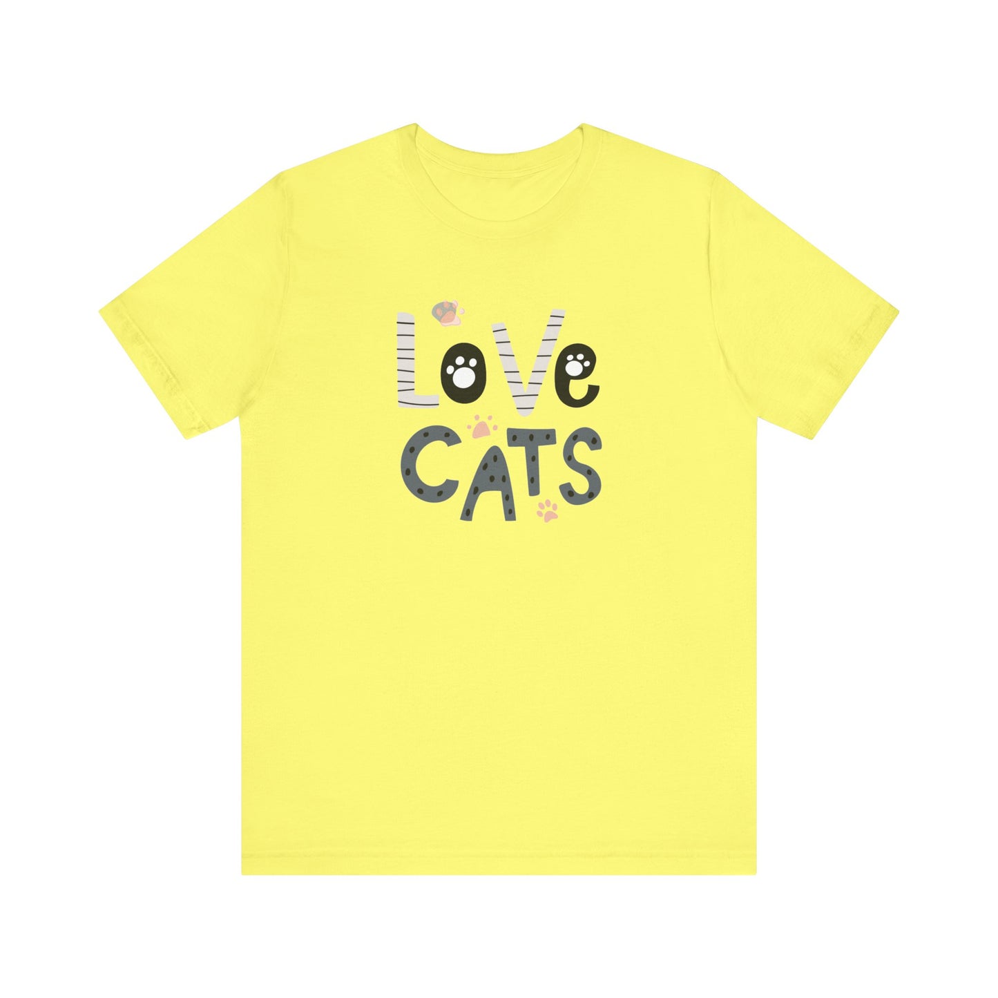 Love Cats Unisex Jersey Short Sleeve Tee