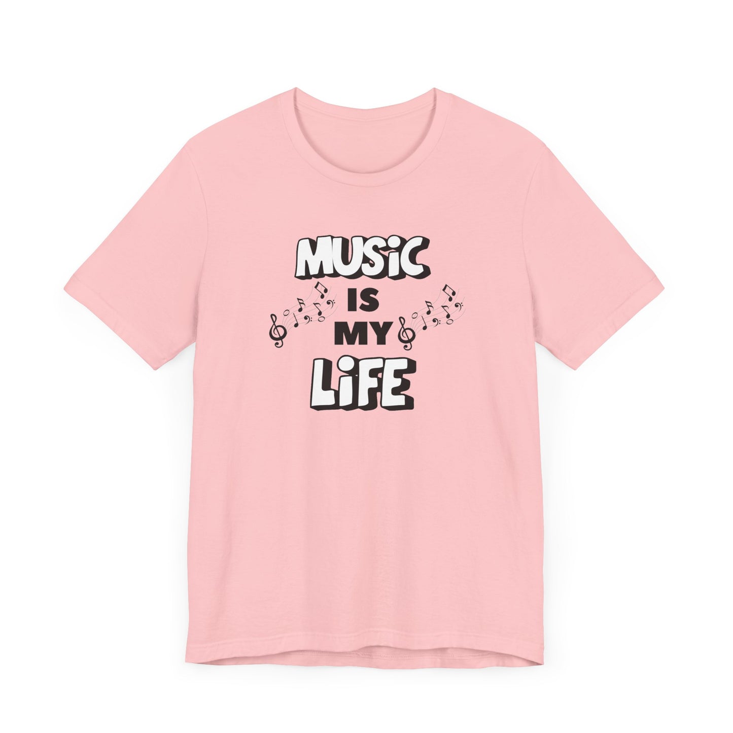 Music is My Life Unisex Jersey Short Sleeve Tee