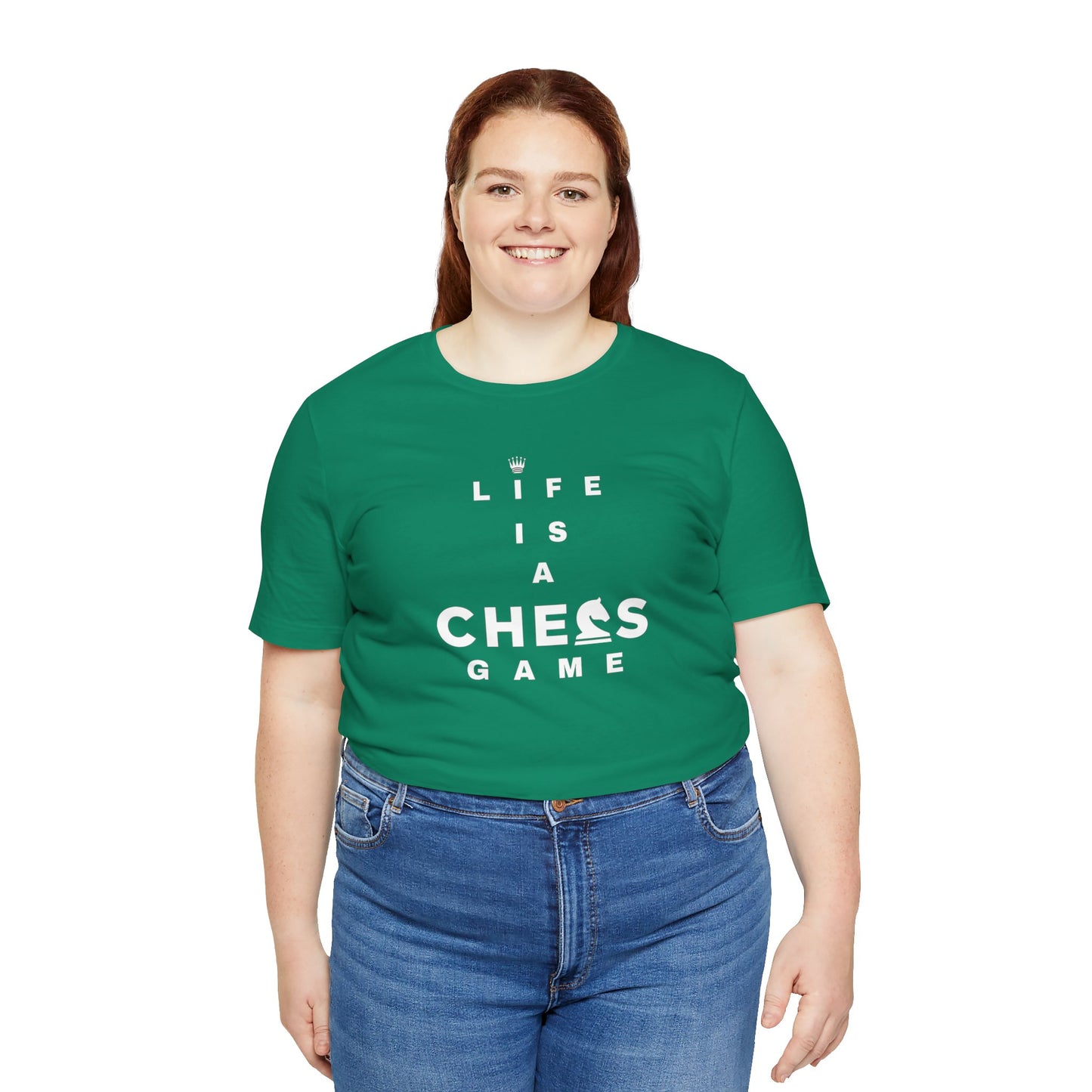 Life Is a Chess Game Unisex Jersey Short Sleeve Tee